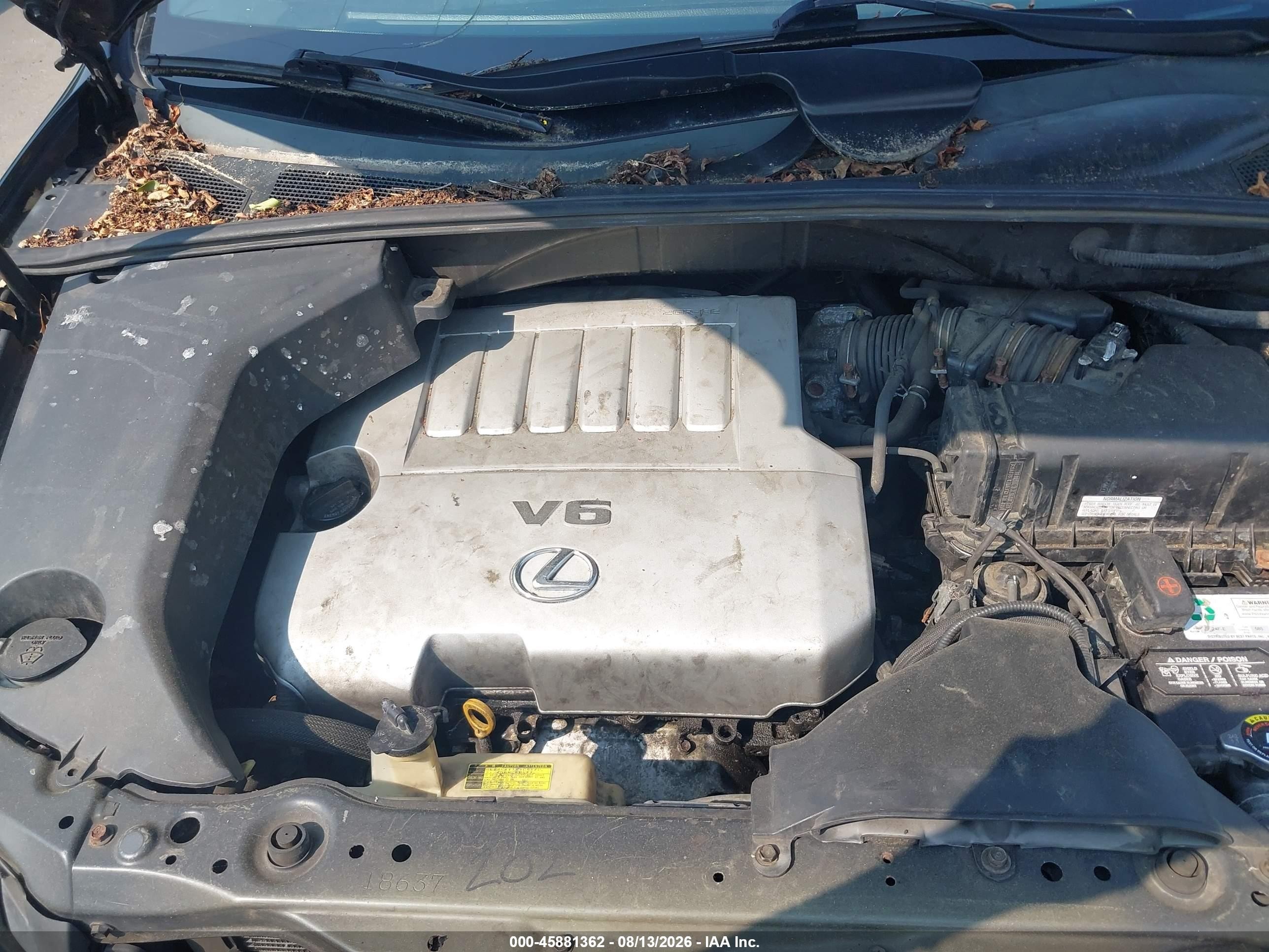 2007 Lexus Rx 350   Черный vin: 2T2HK31U67C036609