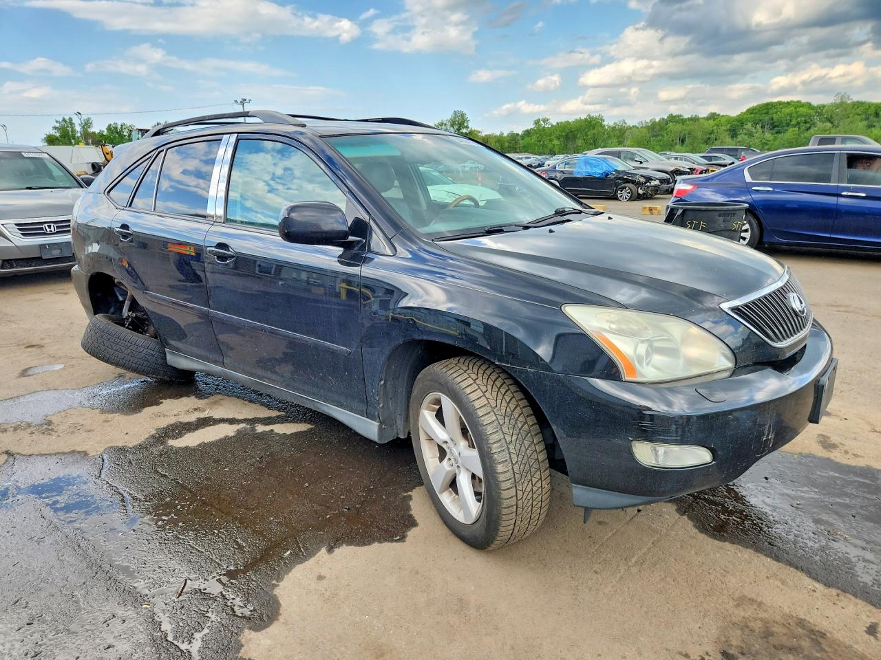 2007 Lexus Rx 350 Black vin: 2T2HK31U67C044161