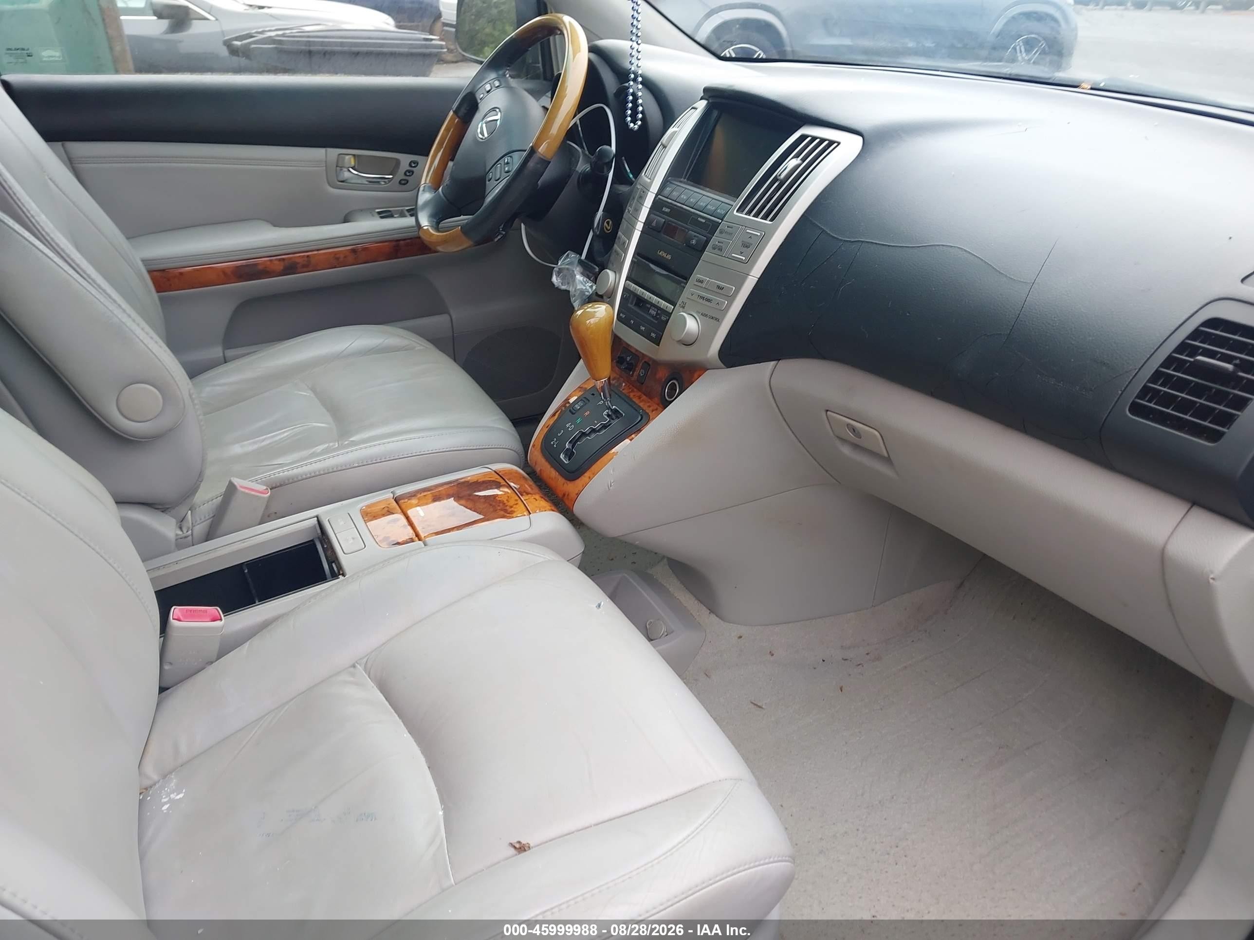 2008 Lexus Rx 350   Black vin: 2T2HK31U68C048986
