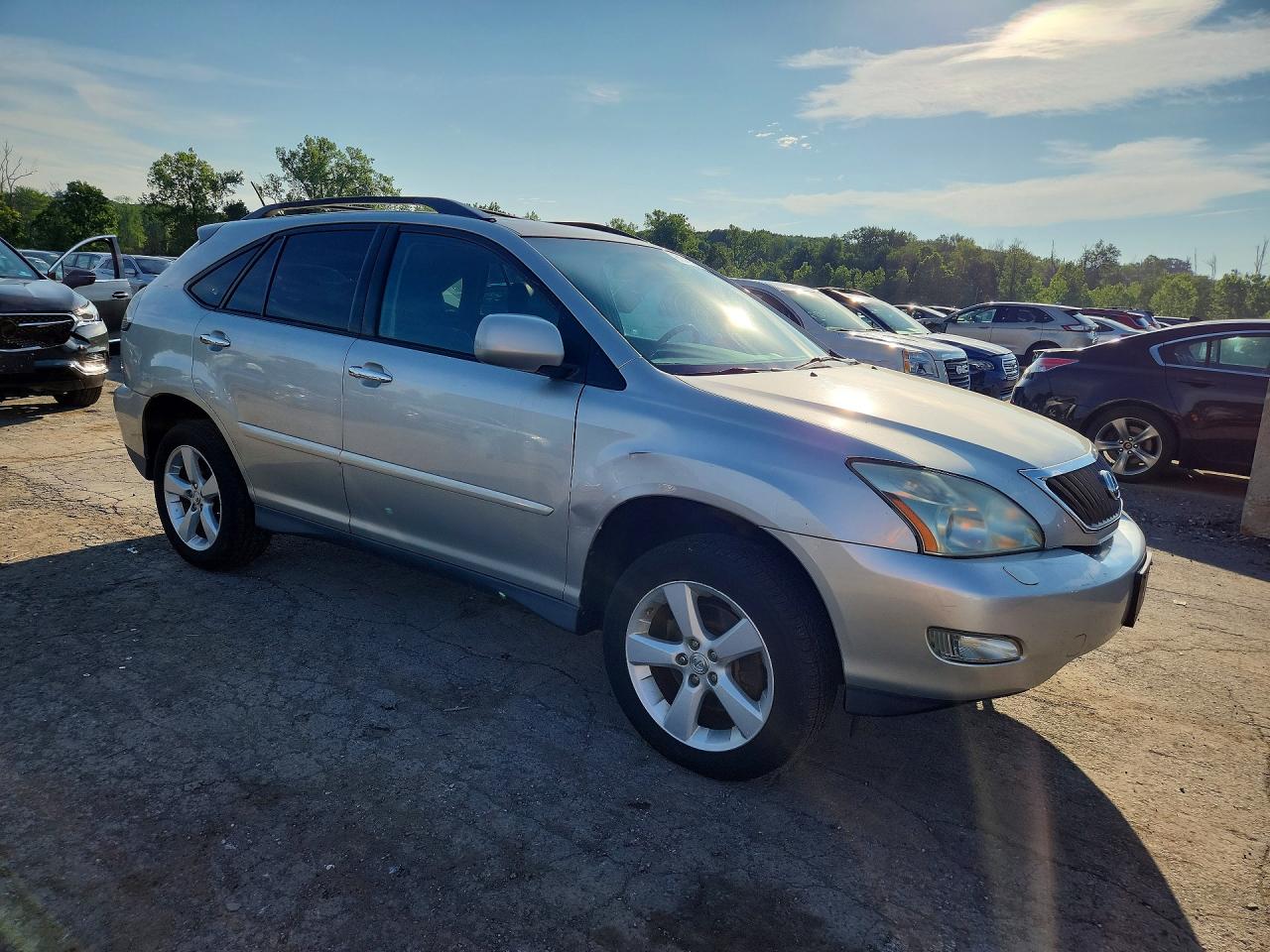 2008 Lexus Rx 350 Silver vin: 2T2HK31U68C052729