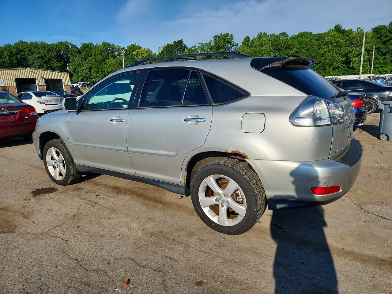 2008 Lexus Rx 350 Silver vin: 2T2HK31U68C052729