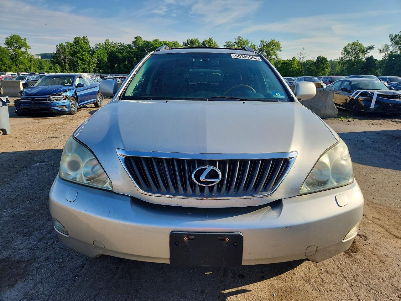 2008 Lexus Rx 350 Silver vin: 2T2HK31U68C052729