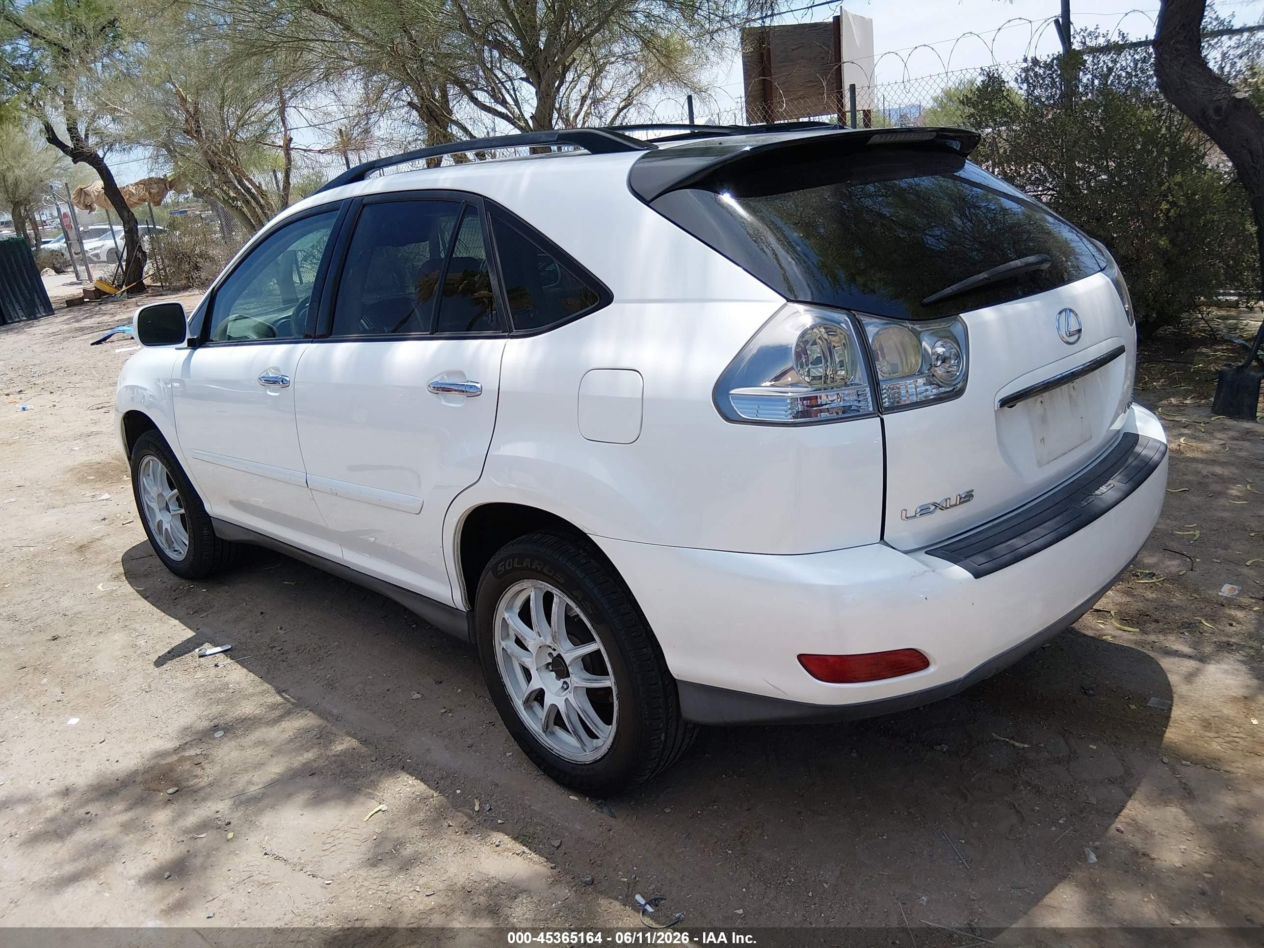 2008 Lexus Rx 350   White vin: 2T2HK31U68C063665