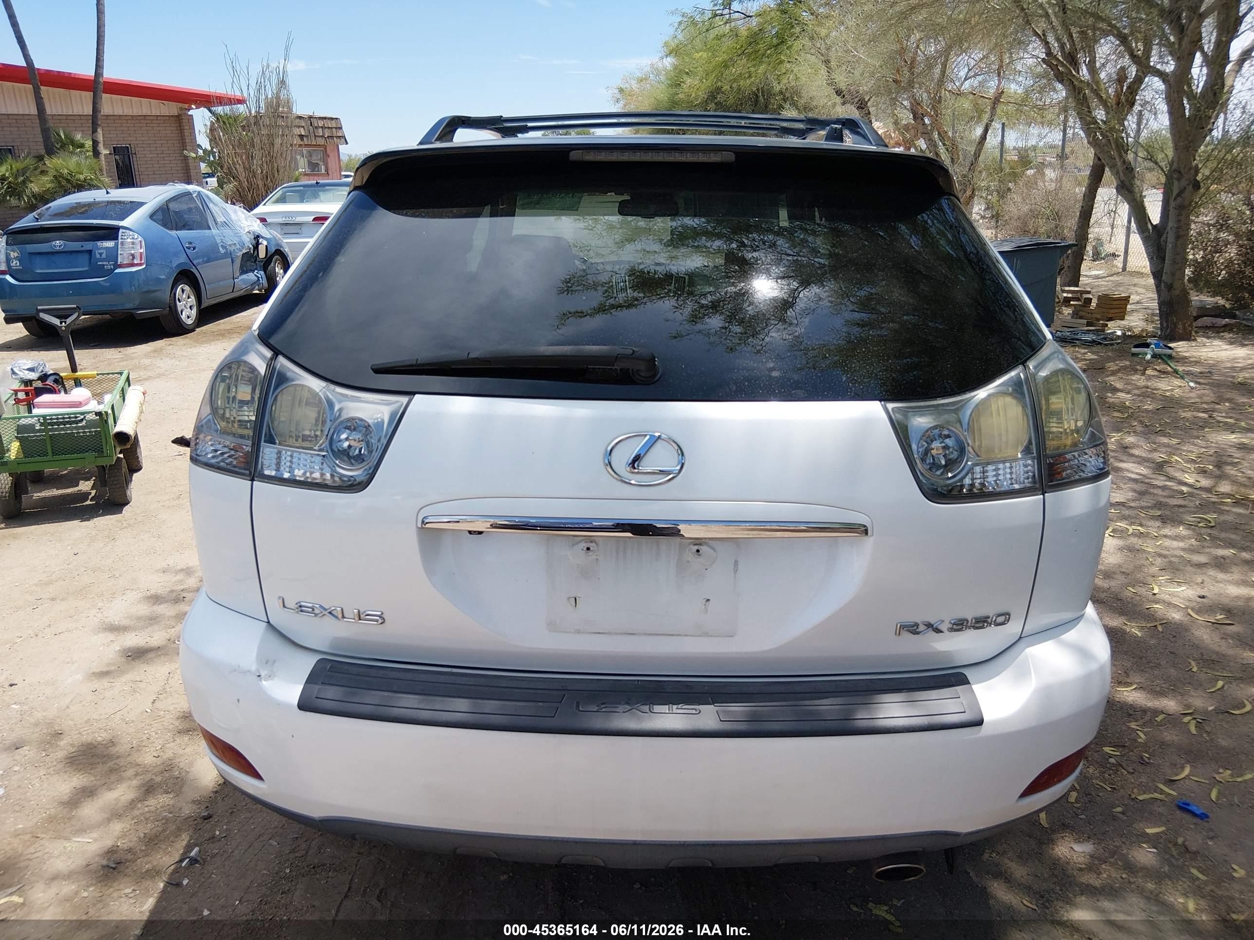 2008 Lexus Rx 350   White vin: 2T2HK31U68C063665