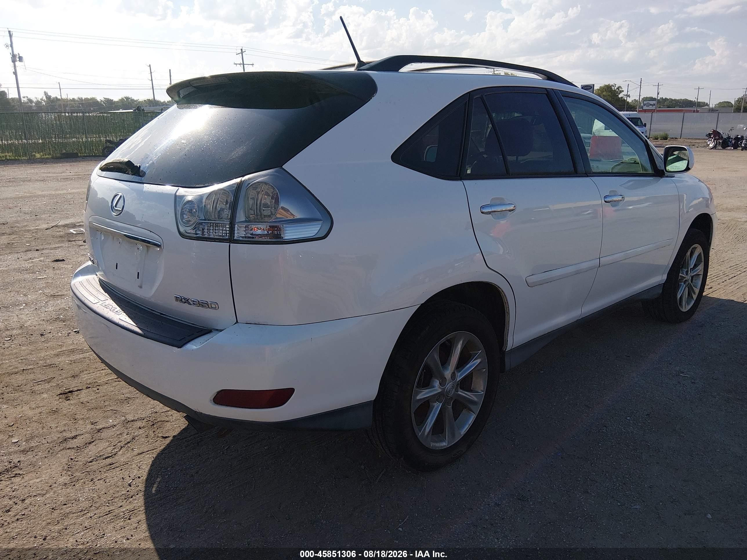 2008 Lexus Rx 350 Белый vin: 2T2HK31U68C067456