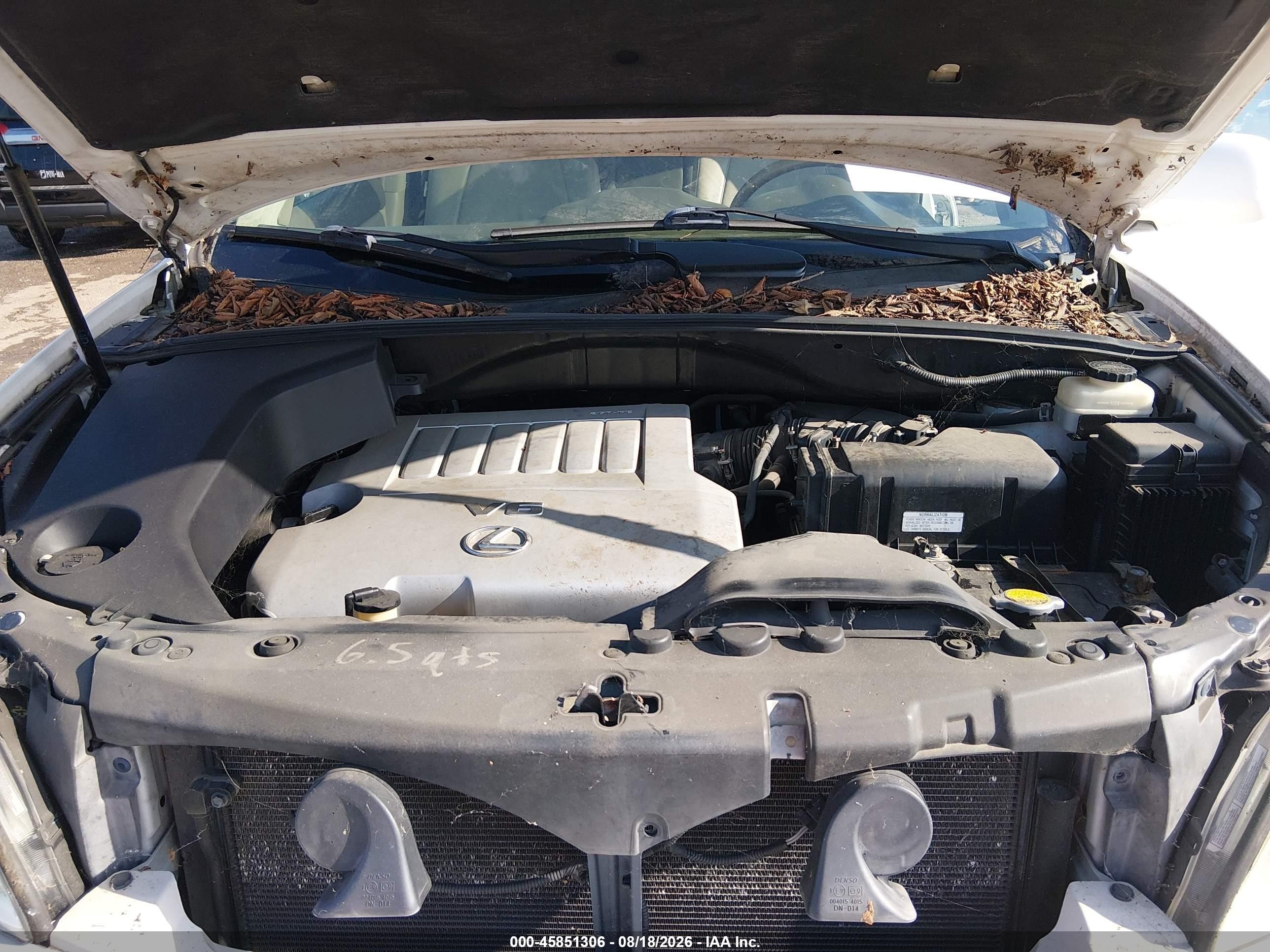 2008 Lexus Rx 350 Белый vin: 2T2HK31U68C067456