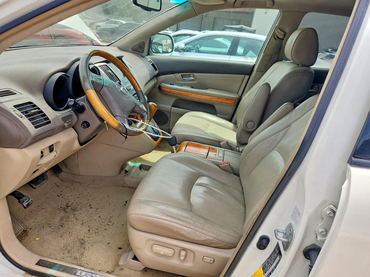 2008 Lexus Rx 350 White vin: 2T2HK31U68C071684