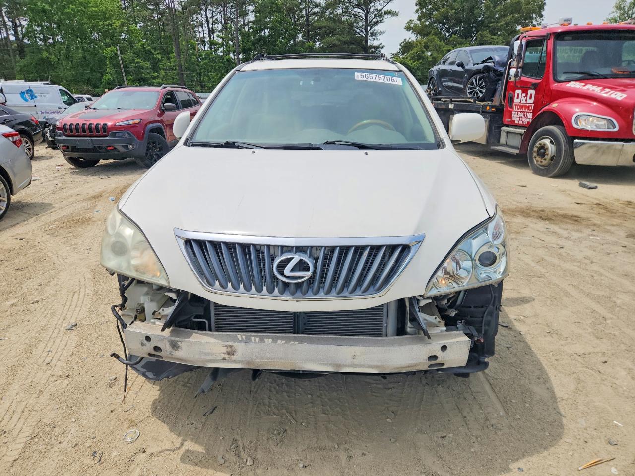 2008 Lexus Rx 350 White vin: 2T2HK31U68C071684