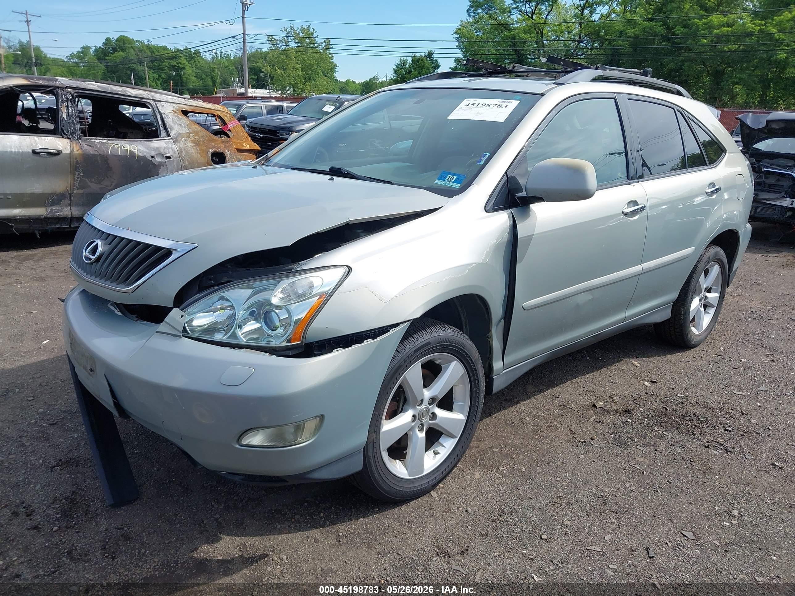 2008 Lexus Rx 350   Silver vin: 2T2HK31U68C079557
