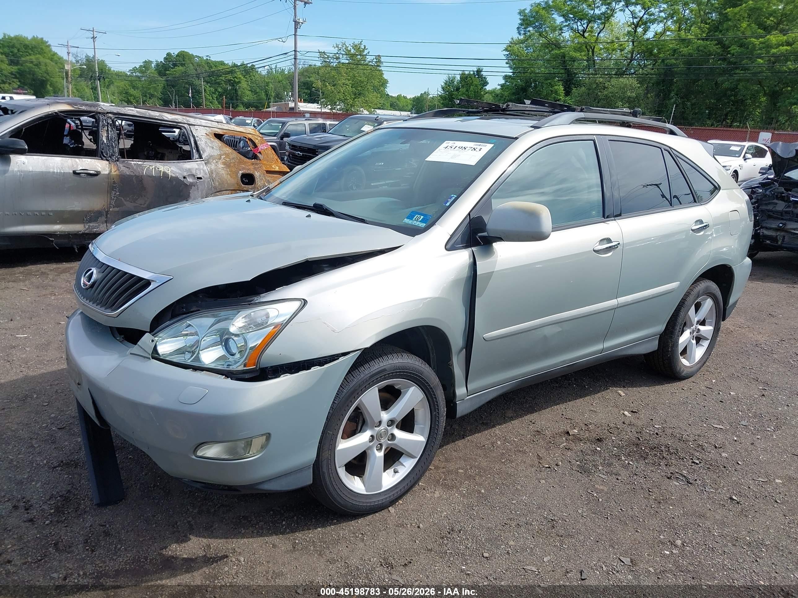 2008 Lexus Rx 350   Silver vin: 2T2HK31U68C079557