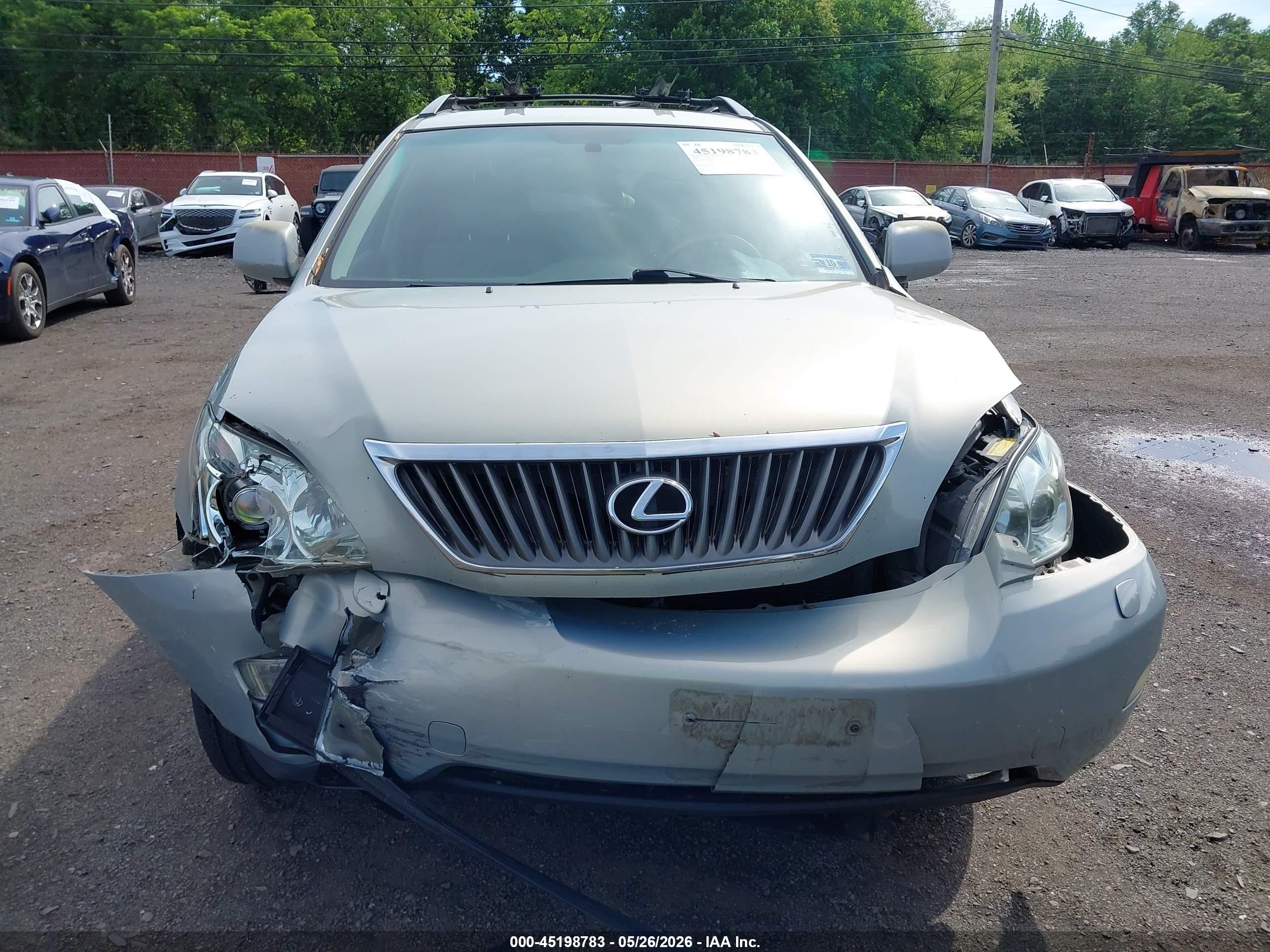 2008 Lexus Rx 350   Silver vin: 2T2HK31U68C079557