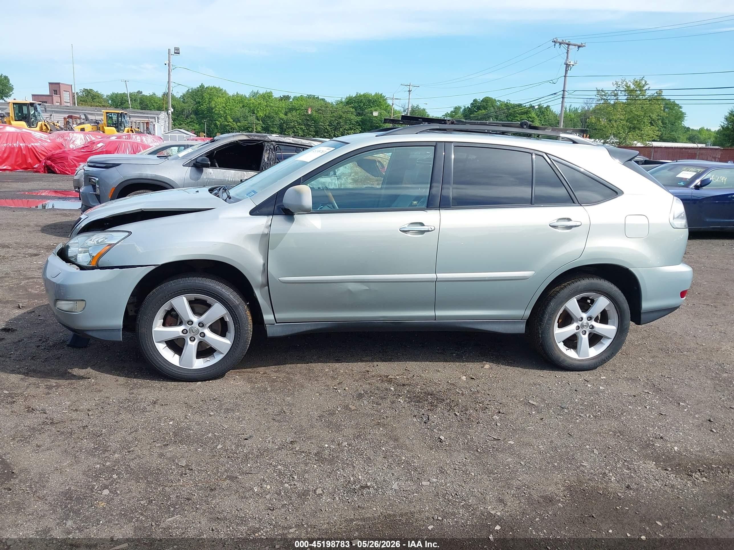 2008 Lexus Rx 350   Silver vin: 2T2HK31U68C079557