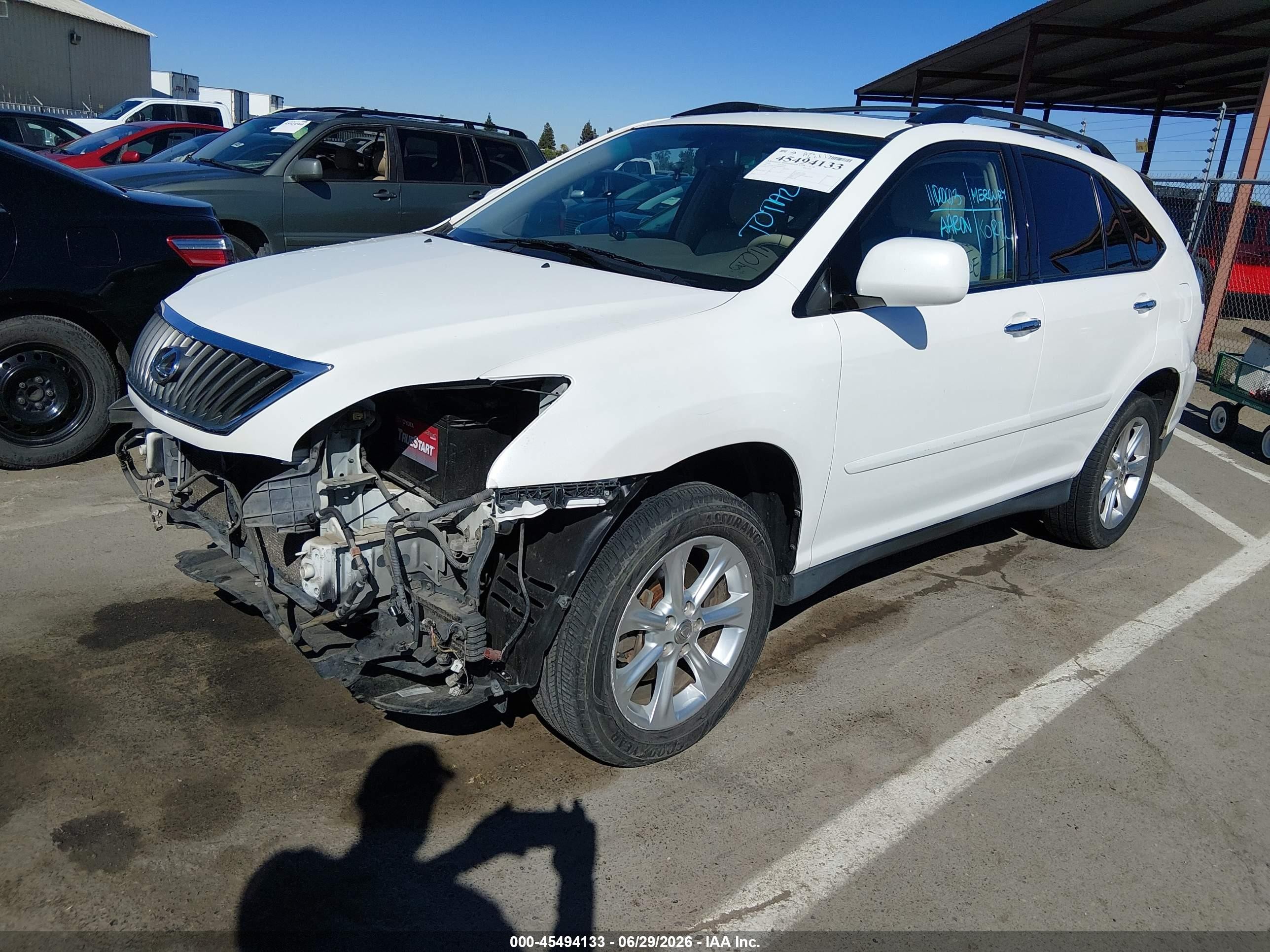 2008 Lexus Rx 350   Белый vin: 2T2HK31U68C083026