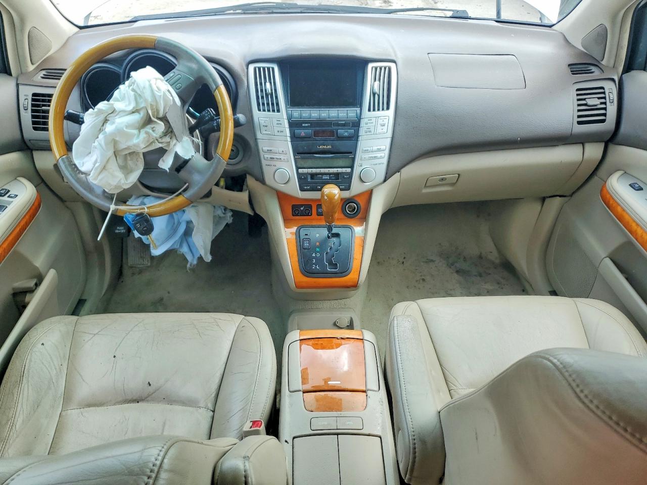 2008 Lexus Rx 350 White vin: 2T2HK31U68C085522