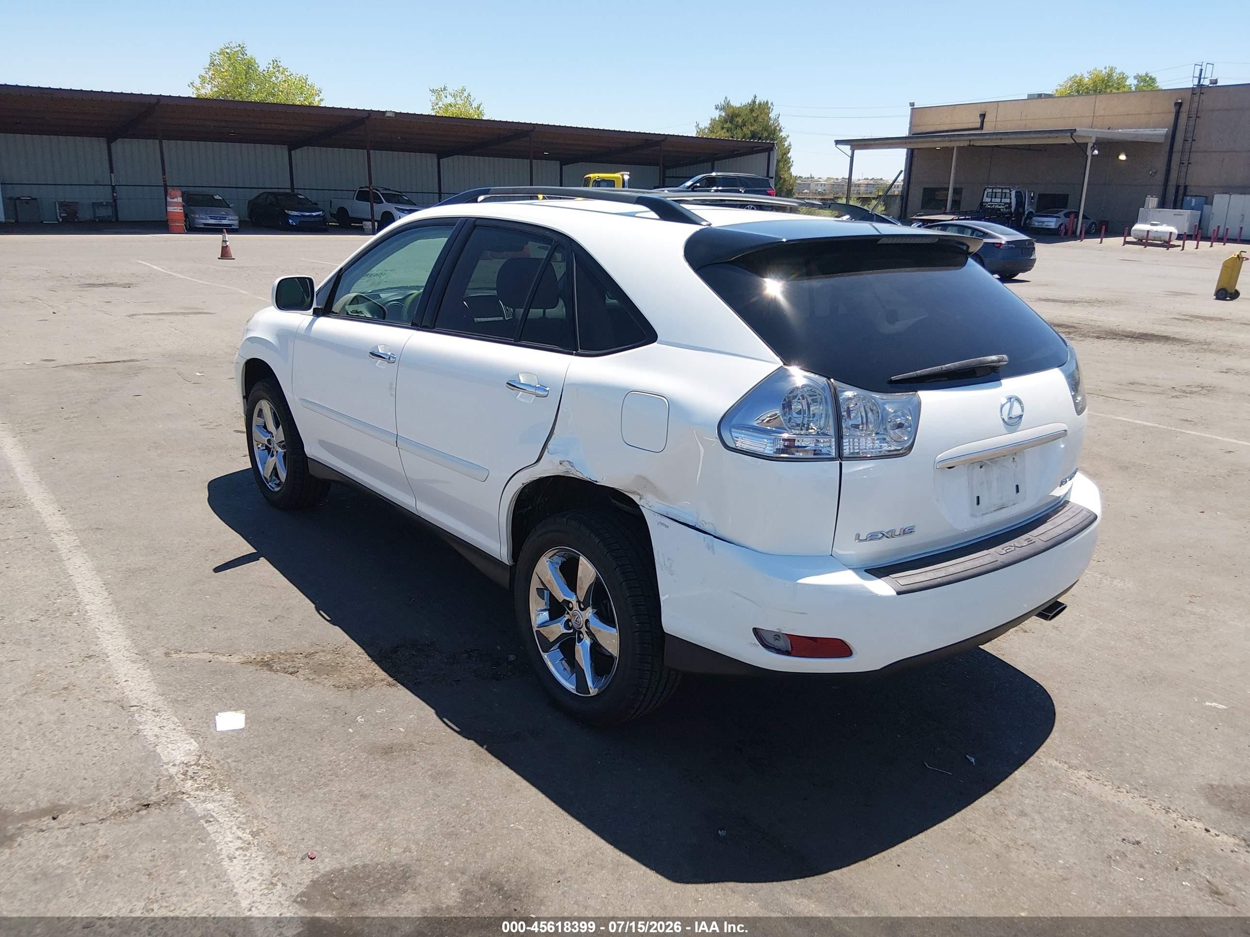2008 Lexus Rx 350 White vin: 2T2HK31U68C094236