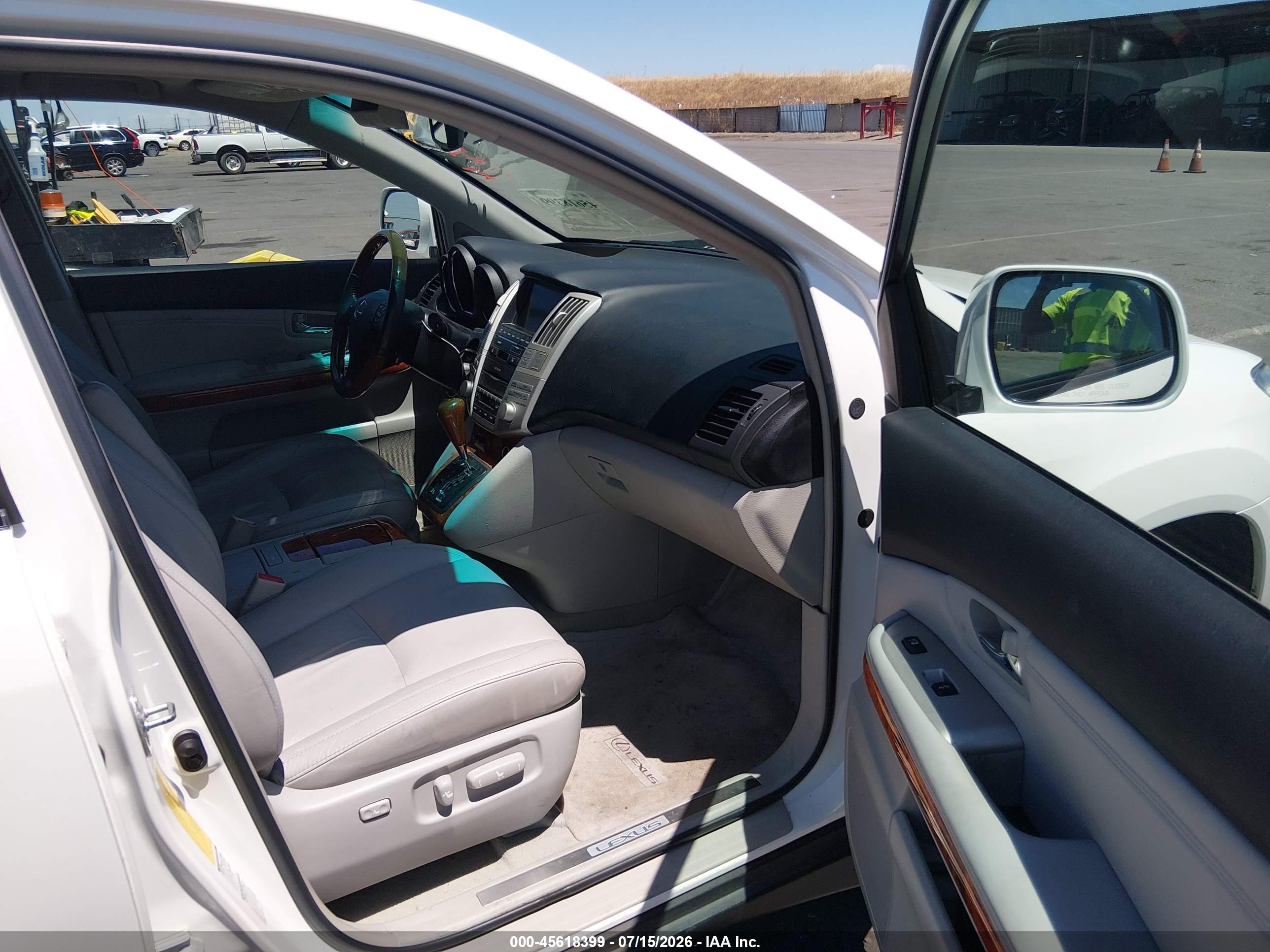 2008 Lexus Rx 350 White vin: 2T2HK31U68C094236
