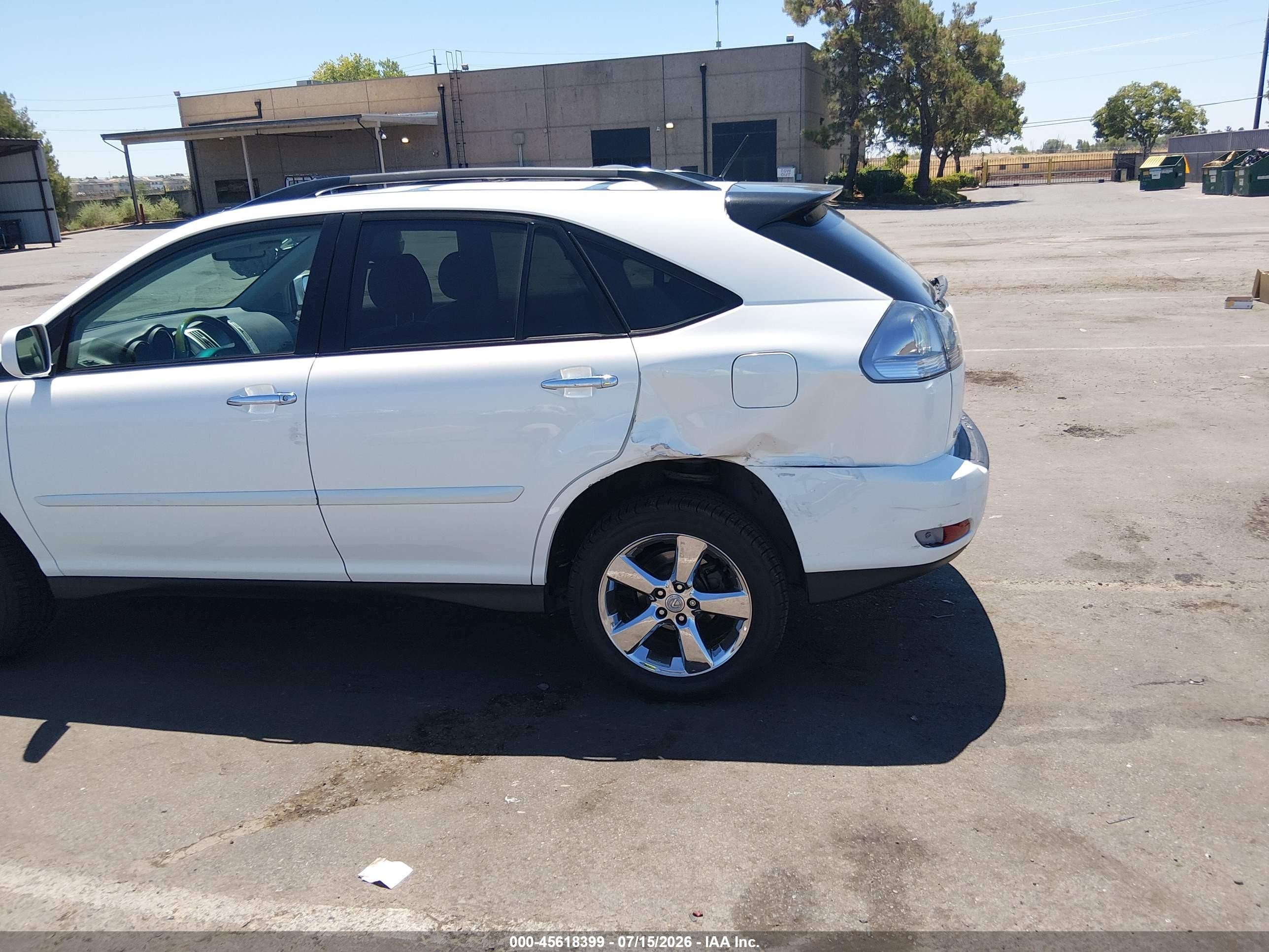 2008 Lexus Rx 350 White vin: 2T2HK31U68C094236