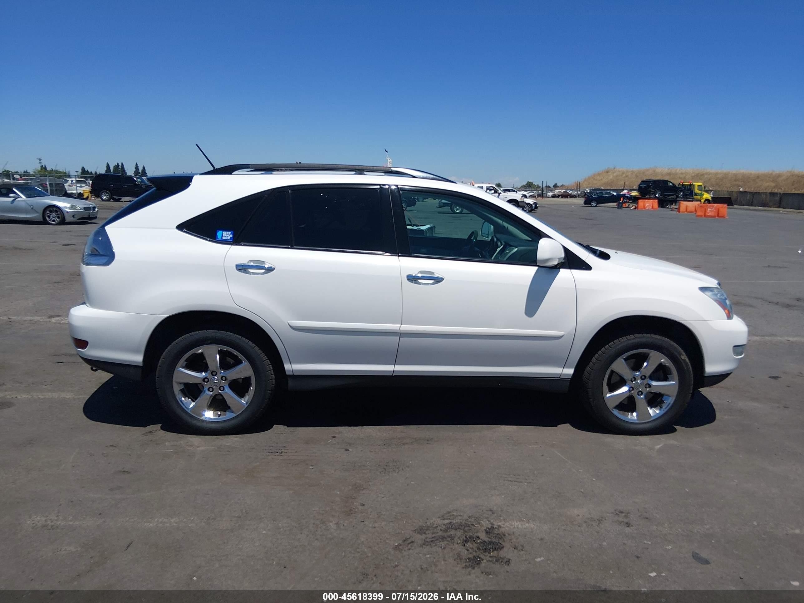 2008 Lexus Rx 350 White vin: 2T2HK31U68C094236