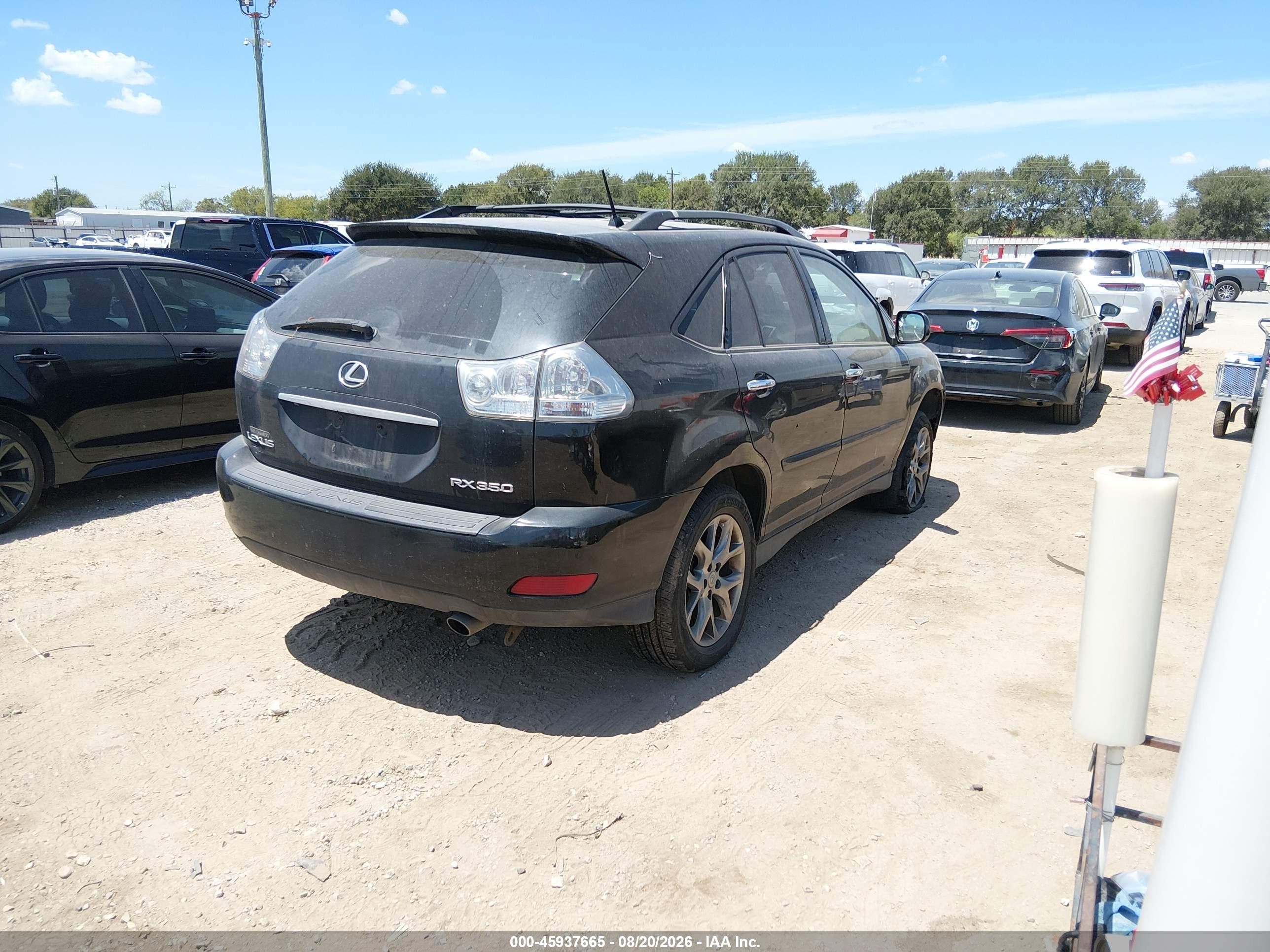 2009 Lexus Rx 350   Черный vin: 2T2HK31U69C099857