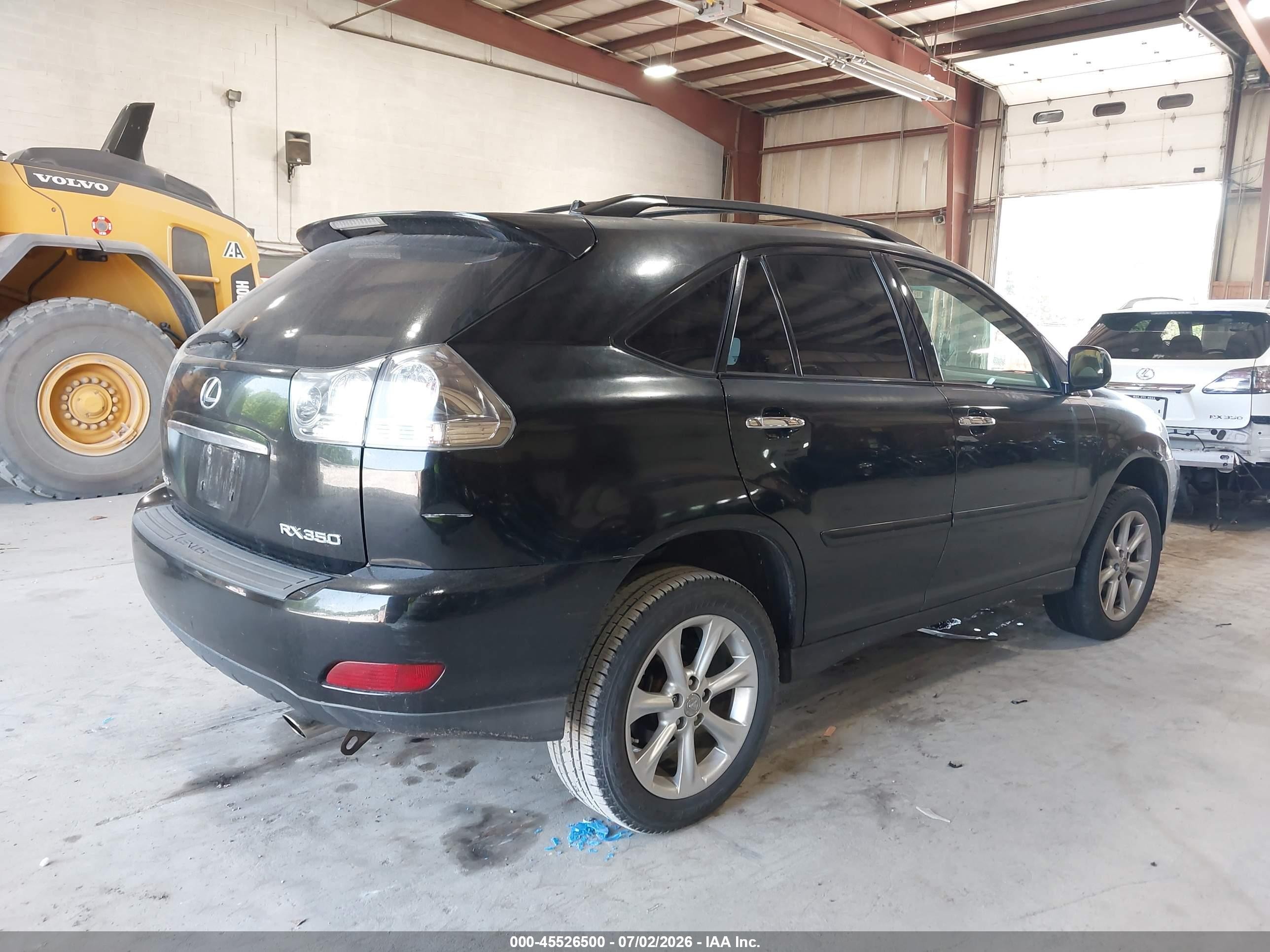 2009 Lexus Rx 350   Black vin: 2T2HK31U69C117676