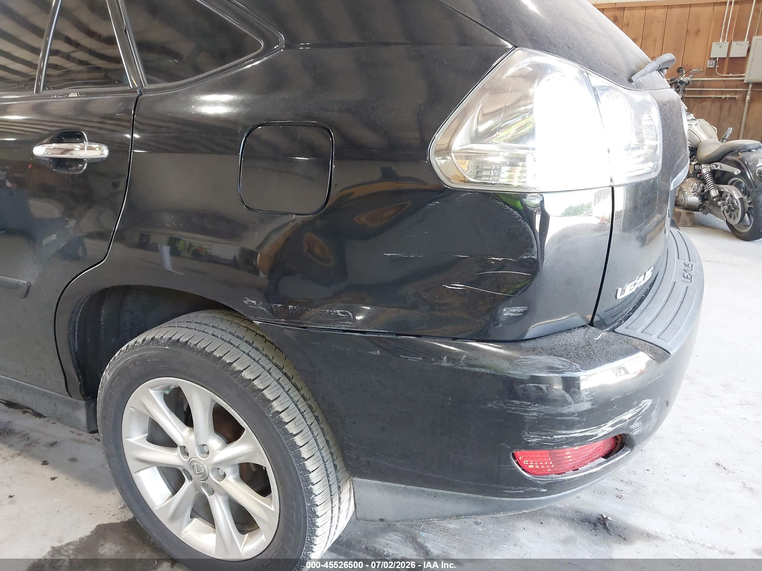 2009 Lexus Rx 350   Black vin: 2T2HK31U69C117676