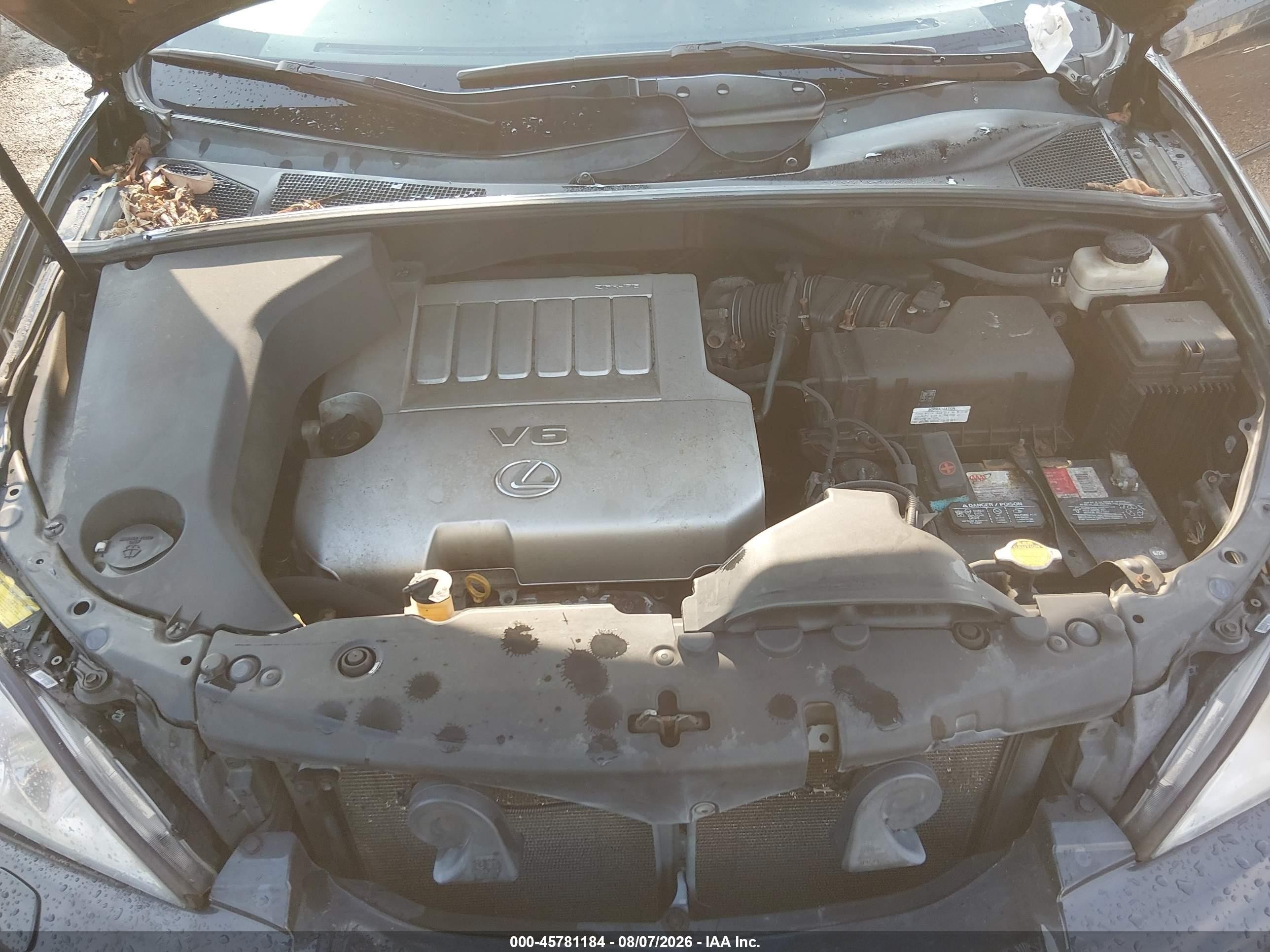 2009 Lexus Rx 350   Серый vin: 2T2HK31U69C118374