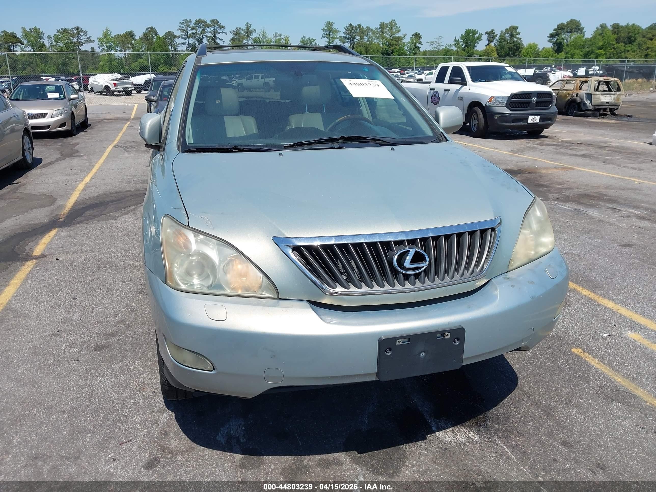 2009 Lexus Rx 350   Green vin: 2T2HK31U69C123042