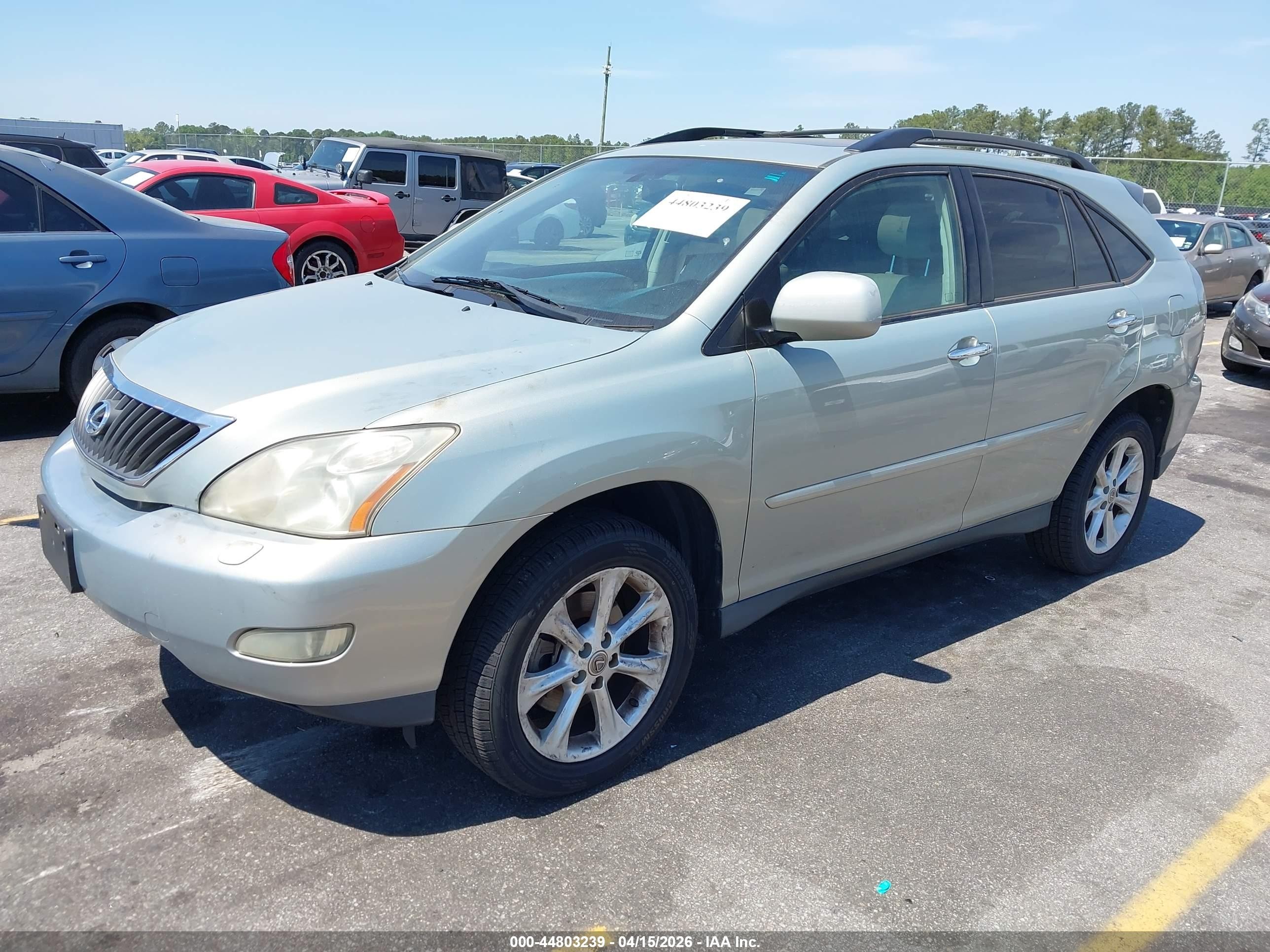 2009 Lexus Rx 350   Green vin: 2T2HK31U69C123042