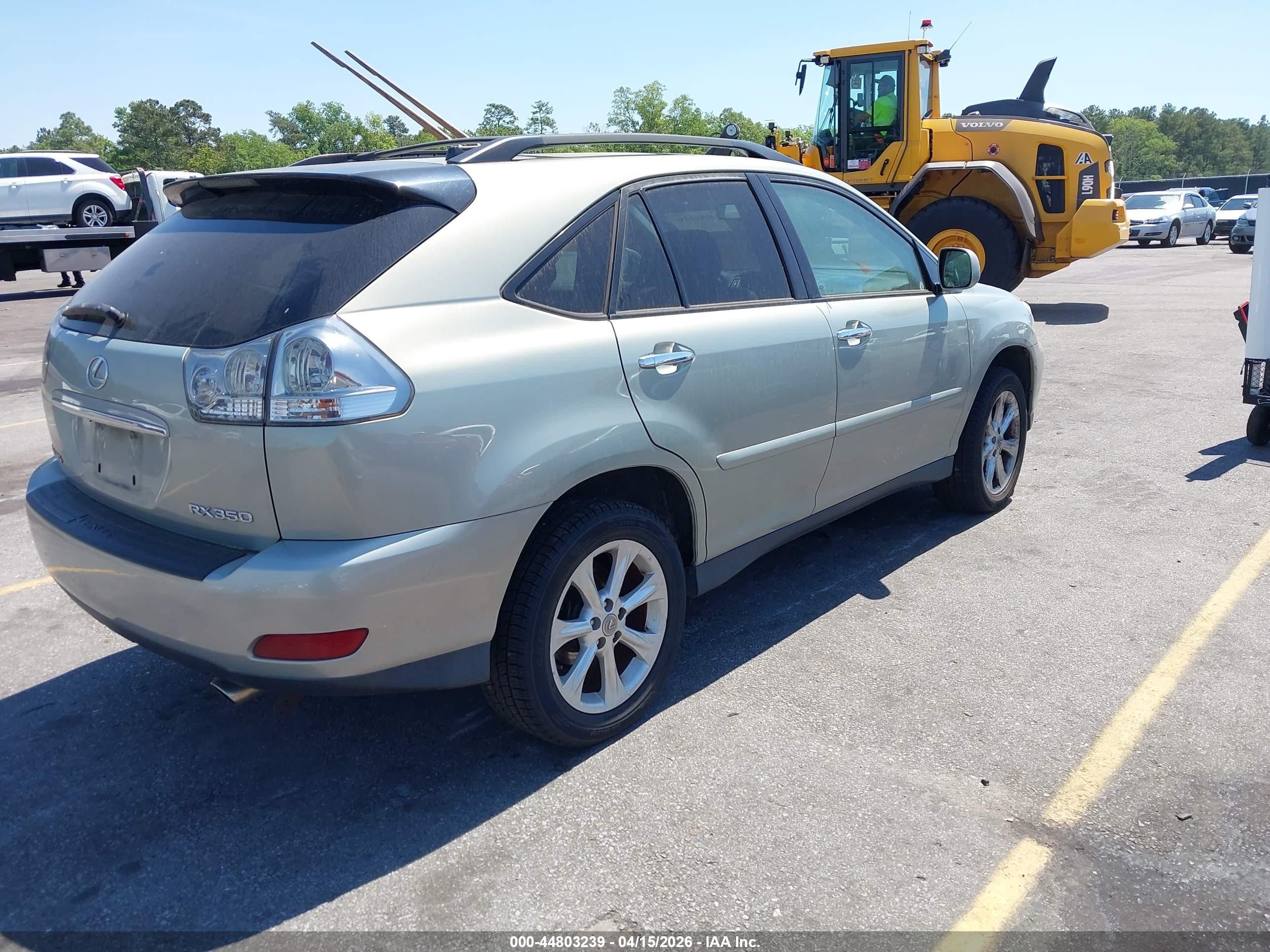 2009 Lexus Rx 350   Green vin: 2T2HK31U69C123042