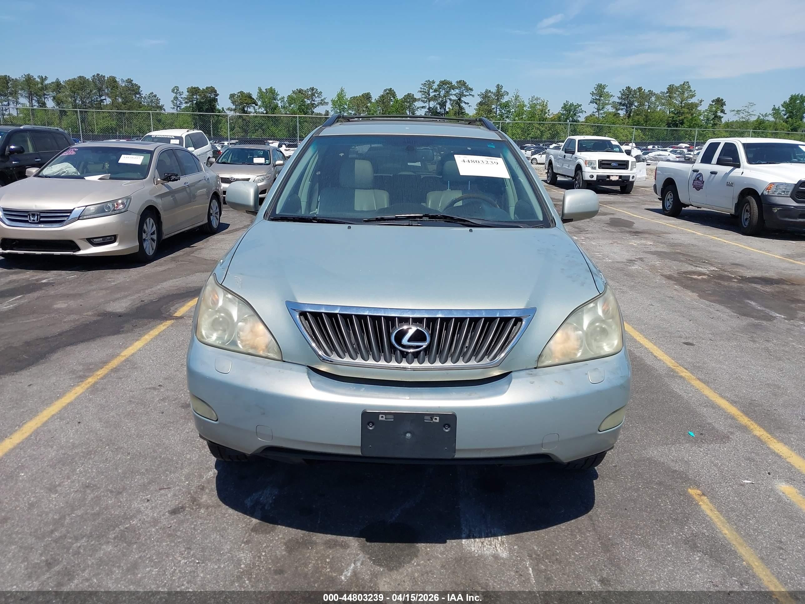 2009 Lexus Rx 350   Green vin: 2T2HK31U69C123042
