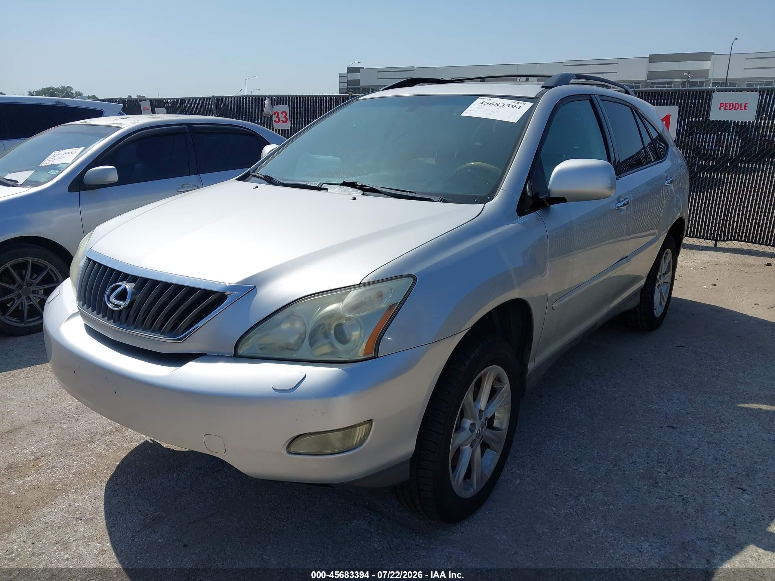 2009 Lexus Rx 350   Silver vin: 2T2HK31U69C127530