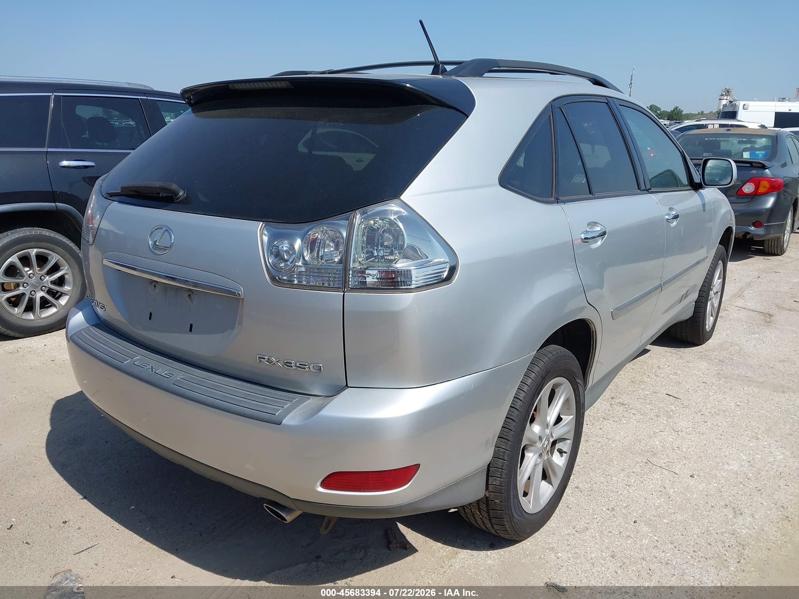 2009 Lexus Rx 350   Silver vin: 2T2HK31U69C127530