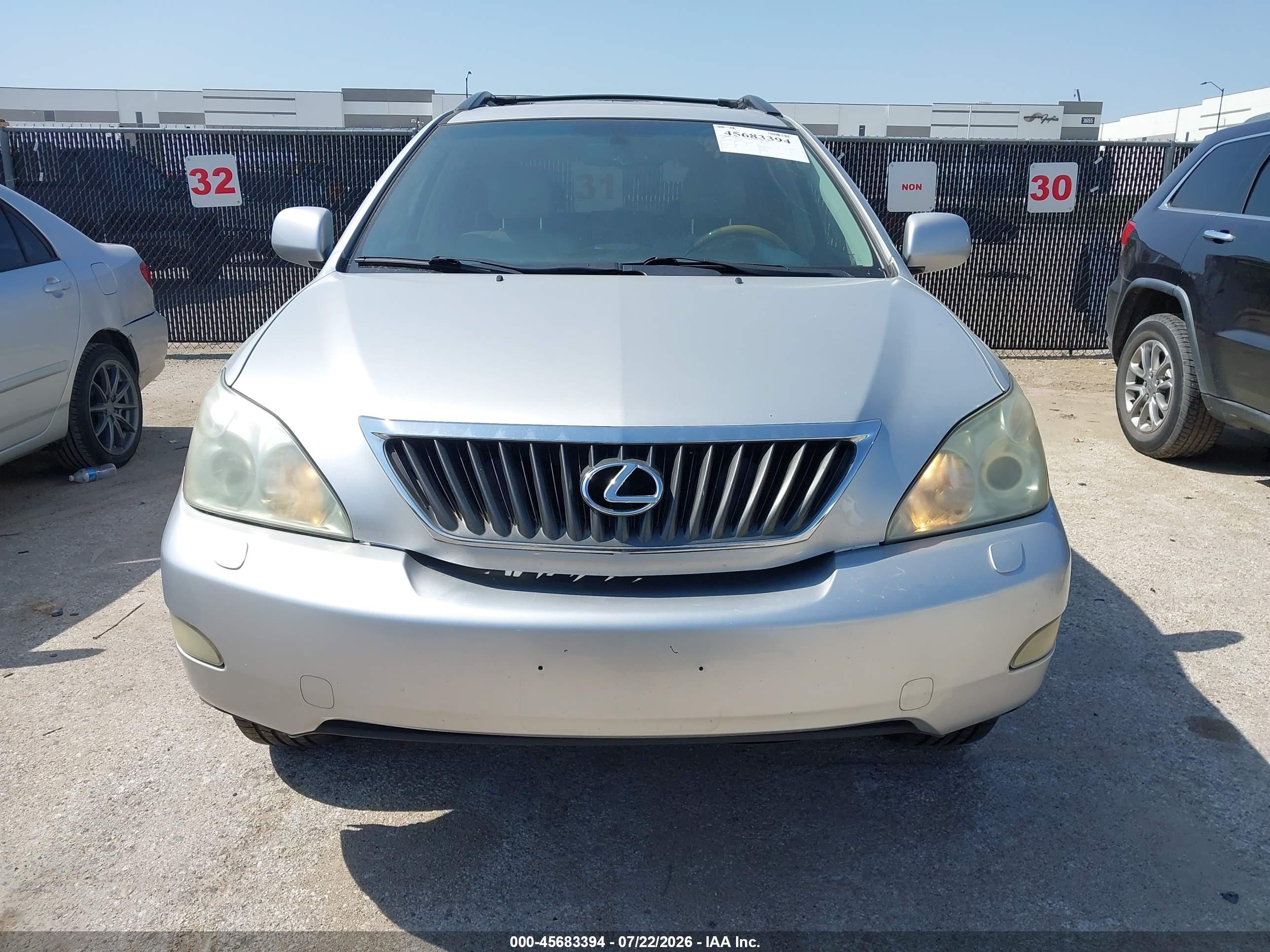 2009 Lexus Rx 350   Silver vin: 2T2HK31U69C127530