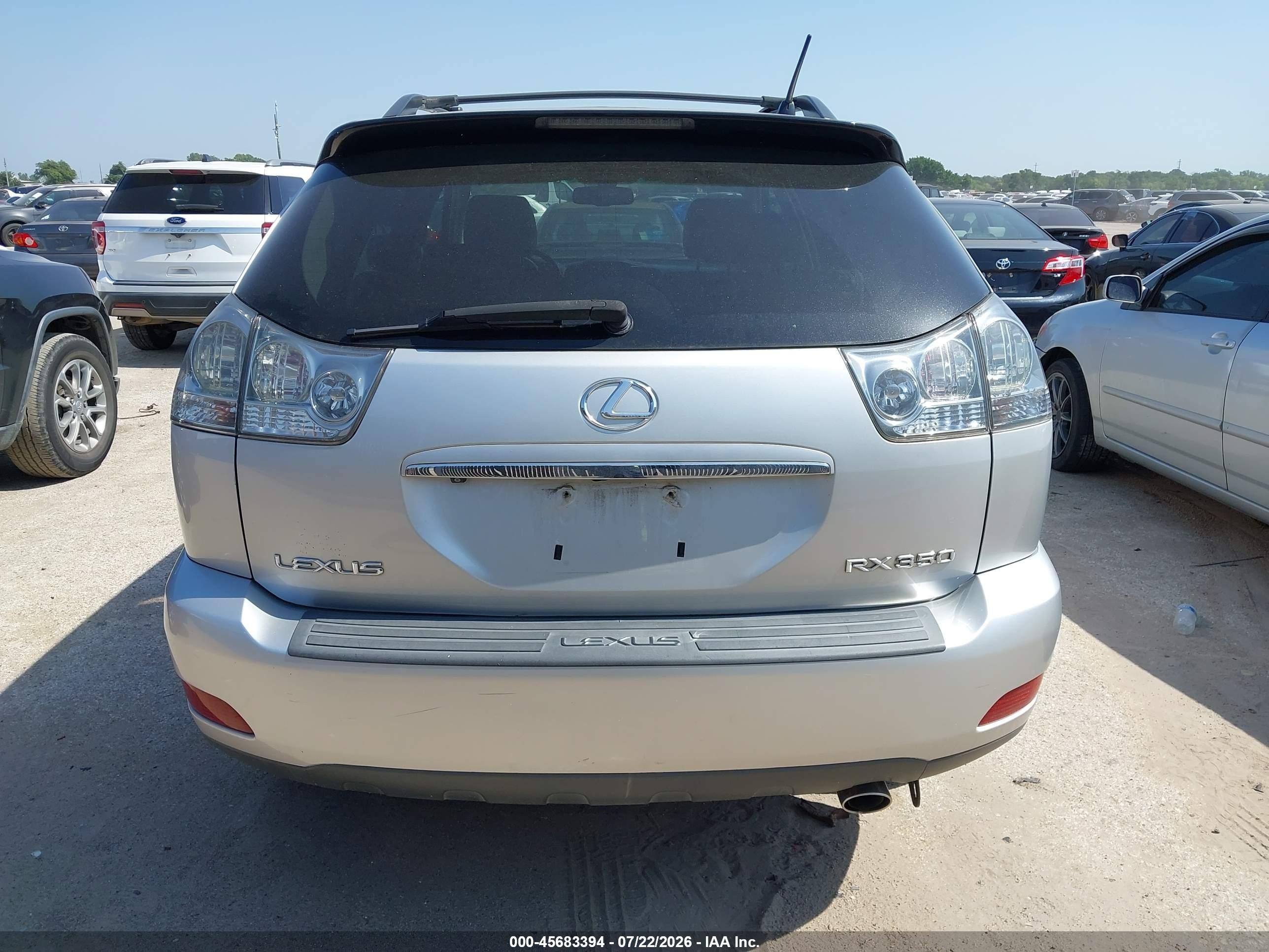 2009 Lexus Rx 350   Silver vin: 2T2HK31U69C127530