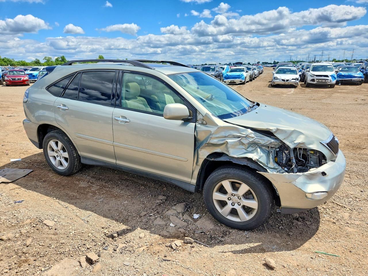 2009 Lexus Rx 350 Silver vin: 2T2HK31U69C127706