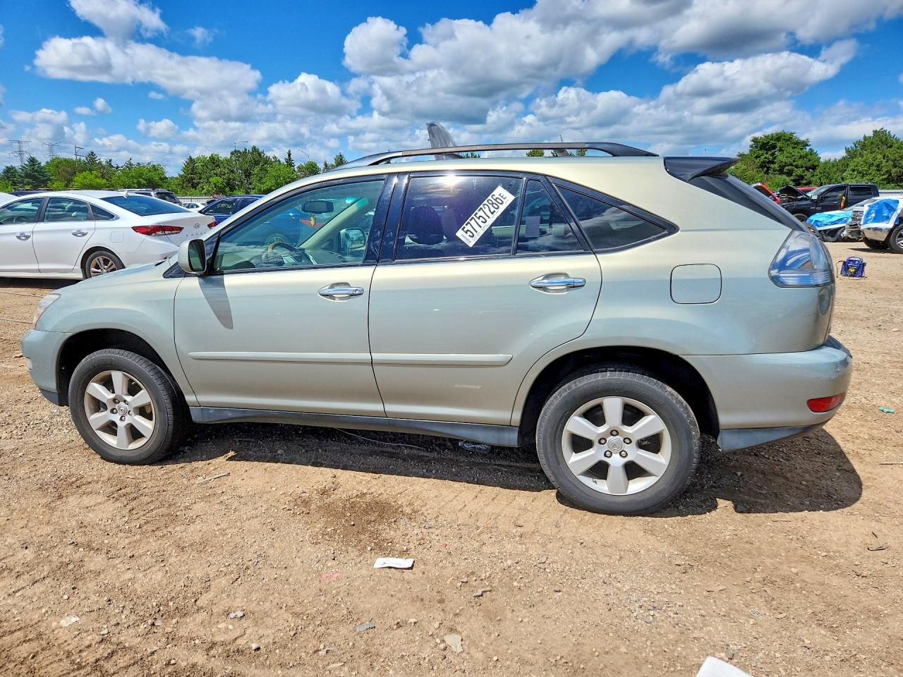 2009 Lexus Rx 350 Silver vin: 2T2HK31U69C127706