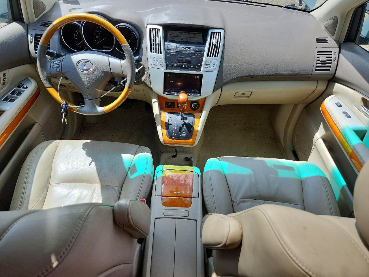 2009 Lexus Rx 350 Silver vin: 2T2HK31U69C127706