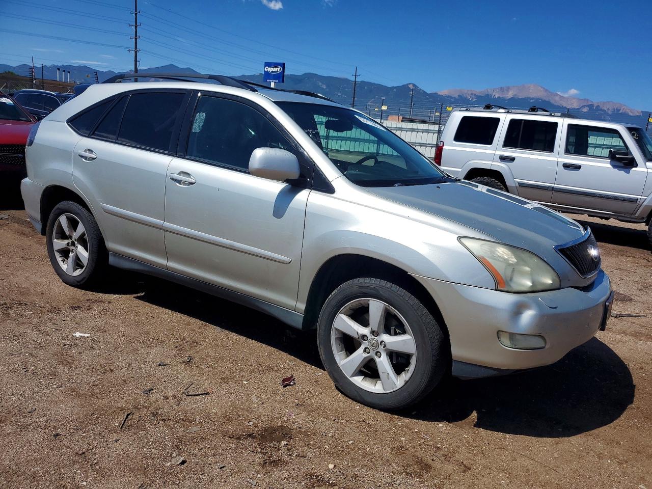 2007 Lexus Rx 350 Silver vin: 2T2HK31U77C011234
