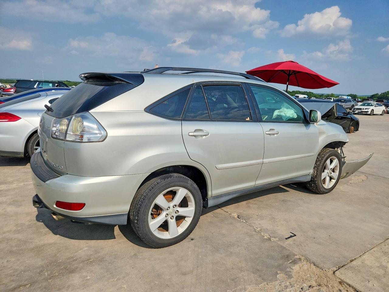 2007 Lexus Rx 350 Silver vin: 2T2HK31U77C013517