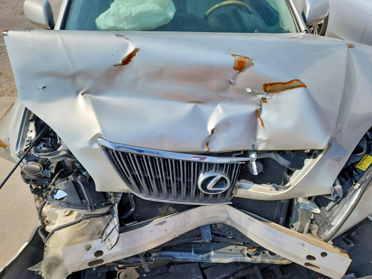 2007 Lexus Rx 350 Silver vin: 2T2HK31U77C013517