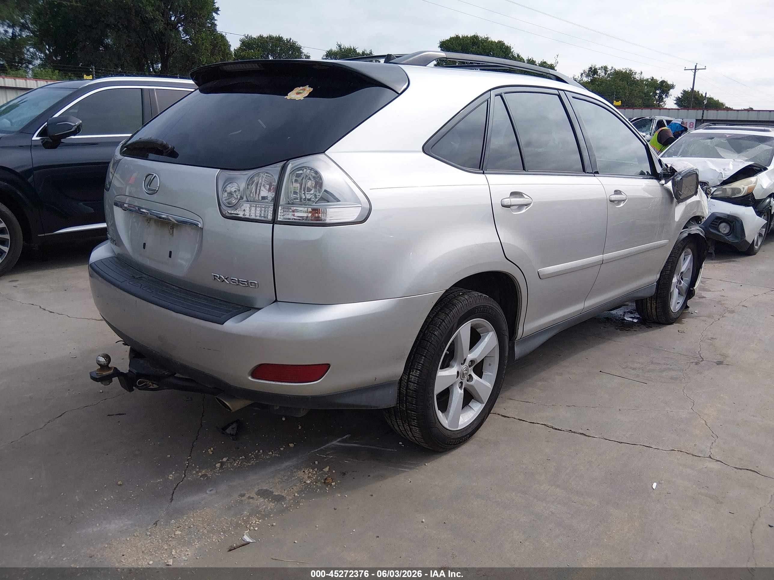 2007 Lexus Rx 350 Silver vin: 2T2HK31U77C029006