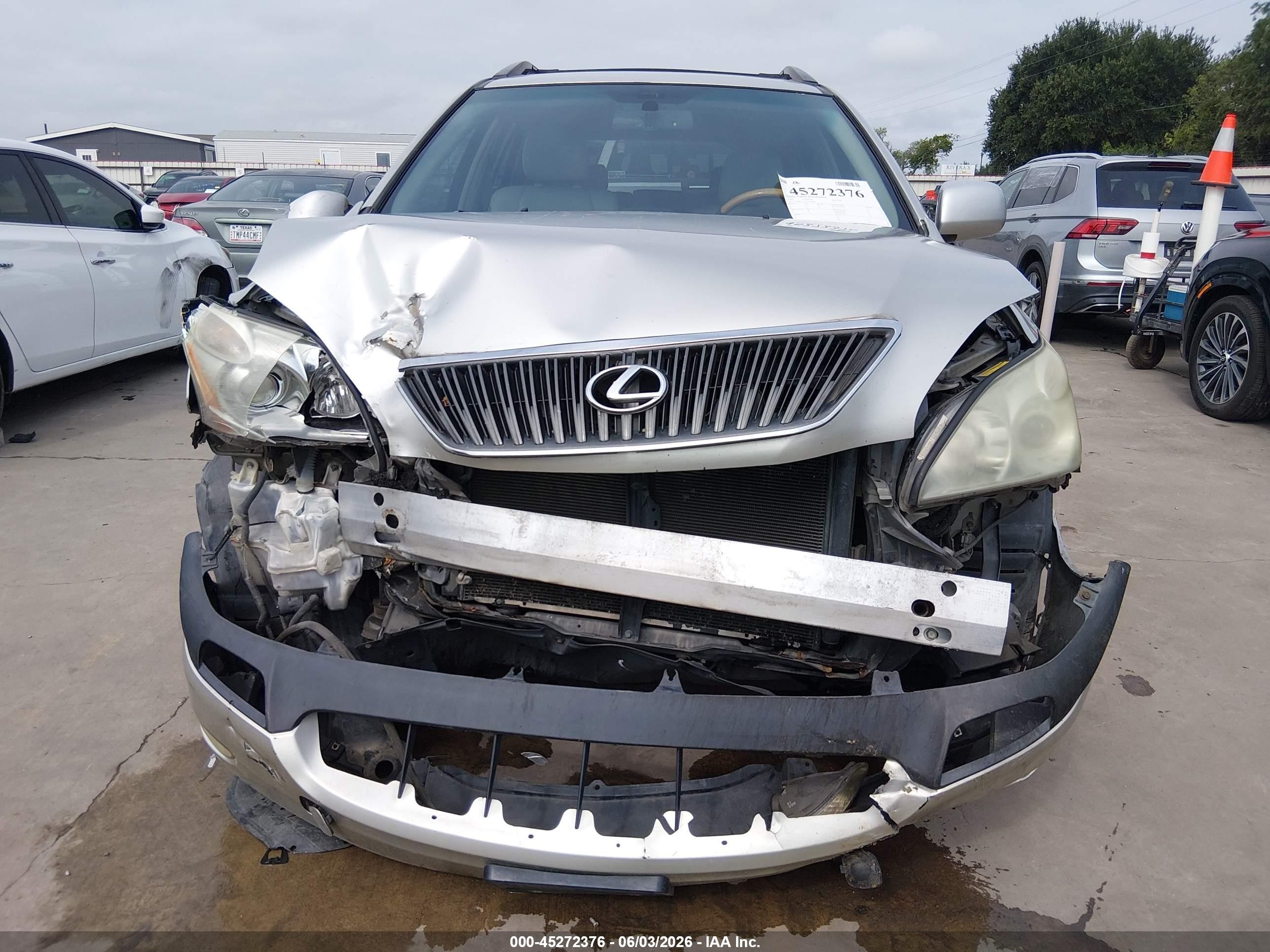 2007 Lexus Rx 350 Silver vin: 2T2HK31U77C029006