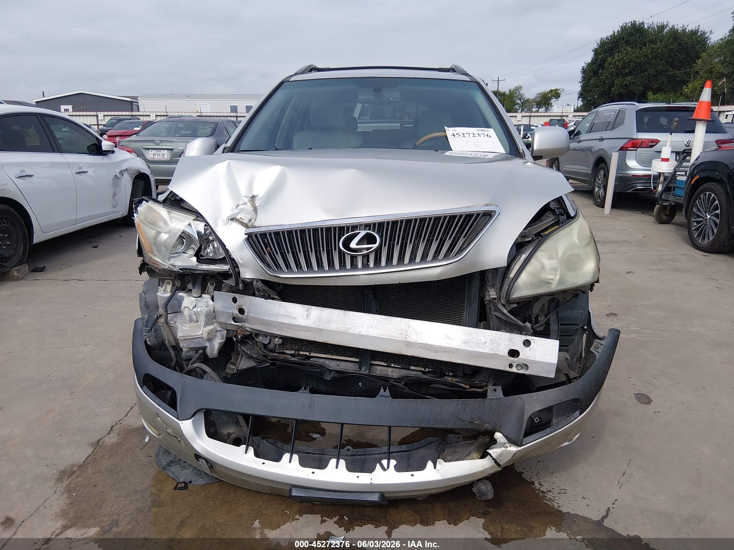 2007 Lexus Rx 350 Silver vin: 2T2HK31U77C029006