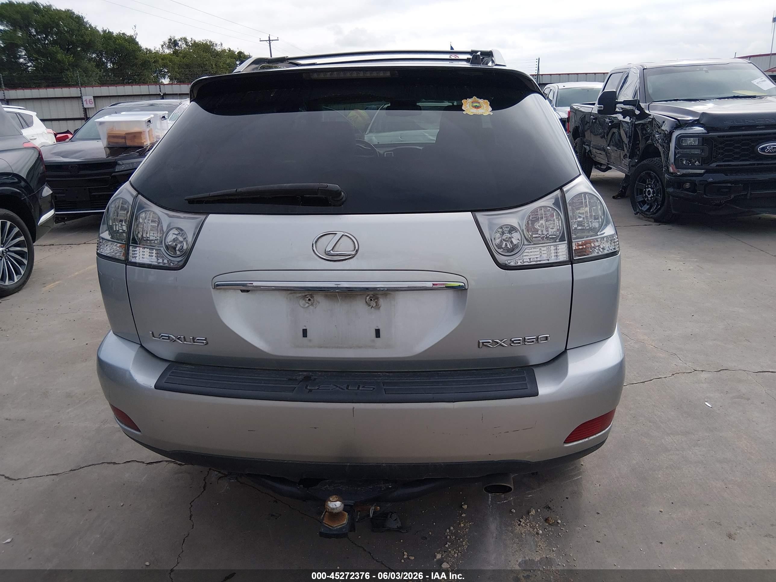 2007 Lexus Rx 350 Silver vin: 2T2HK31U77C029006