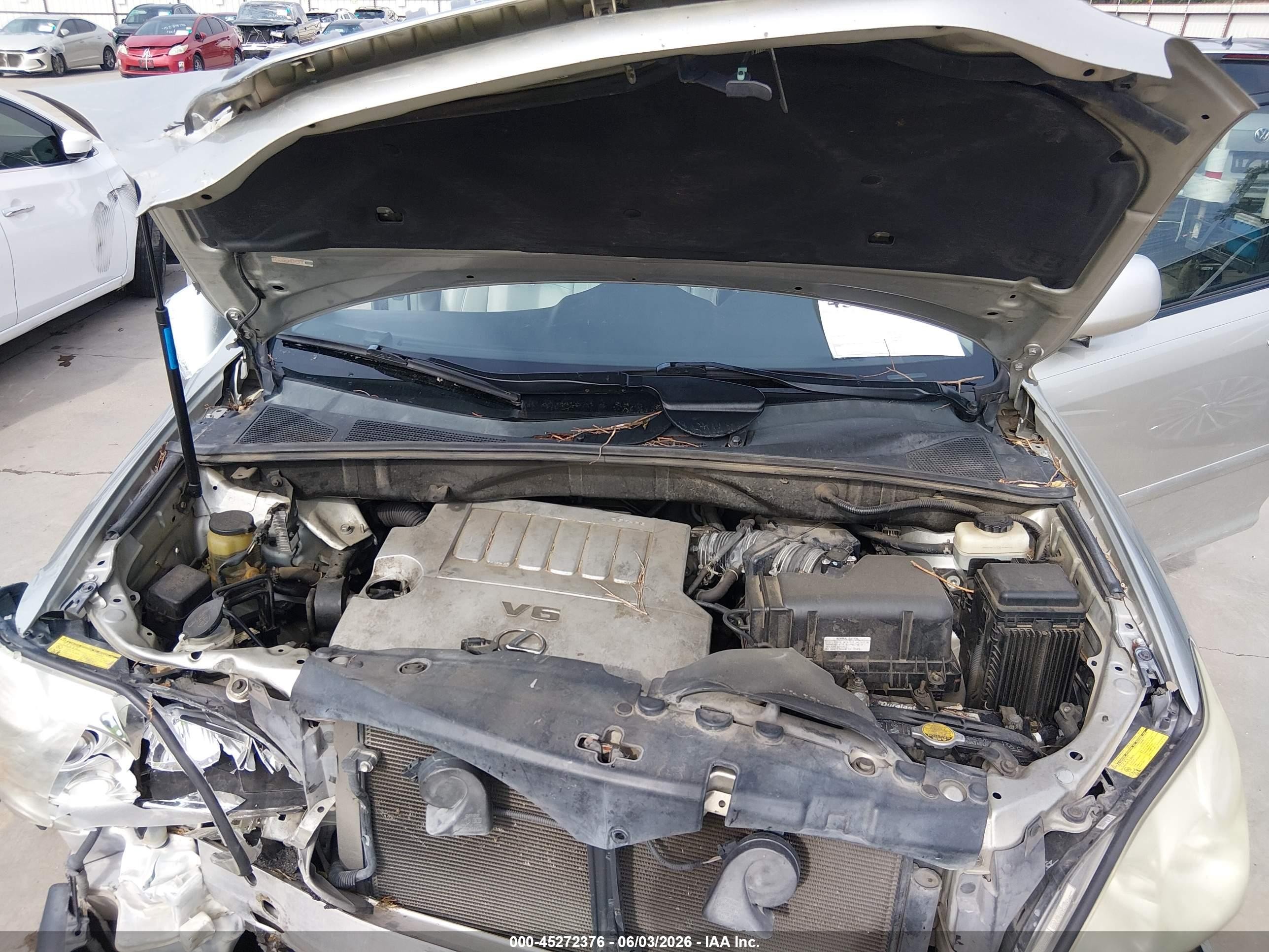 2007 Lexus Rx 350 Silver vin: 2T2HK31U77C029006