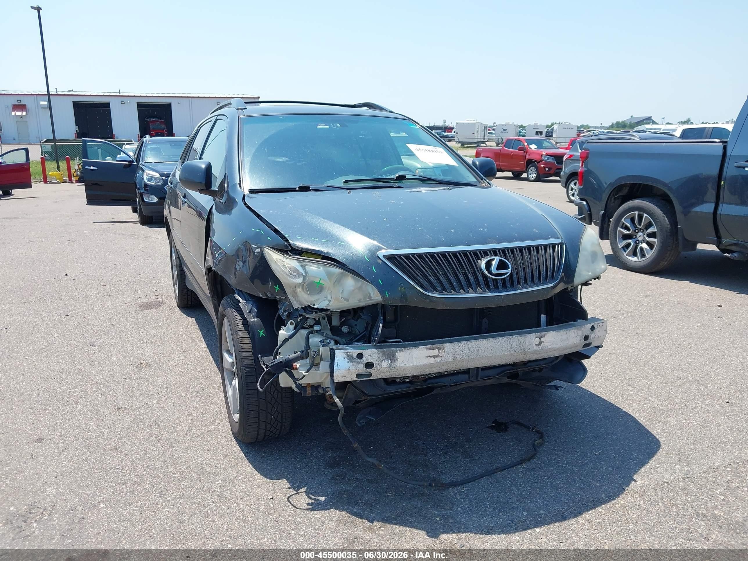 2007 Lexus Rx 350   Gray vin: 2T2HK31U77C034528