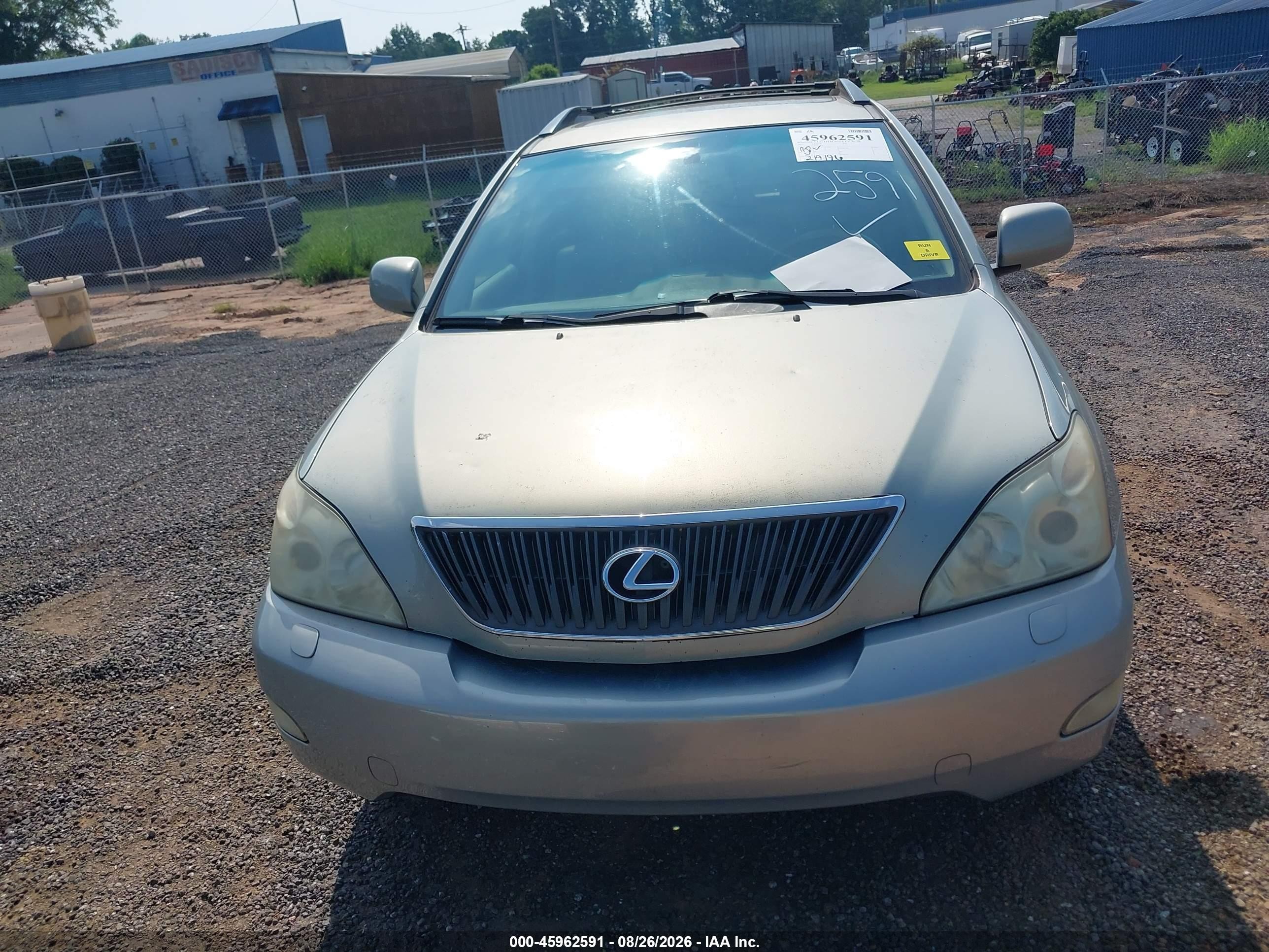 2007 Lexus Rx 350   Silver vin: 2T2HK31U77C037249
