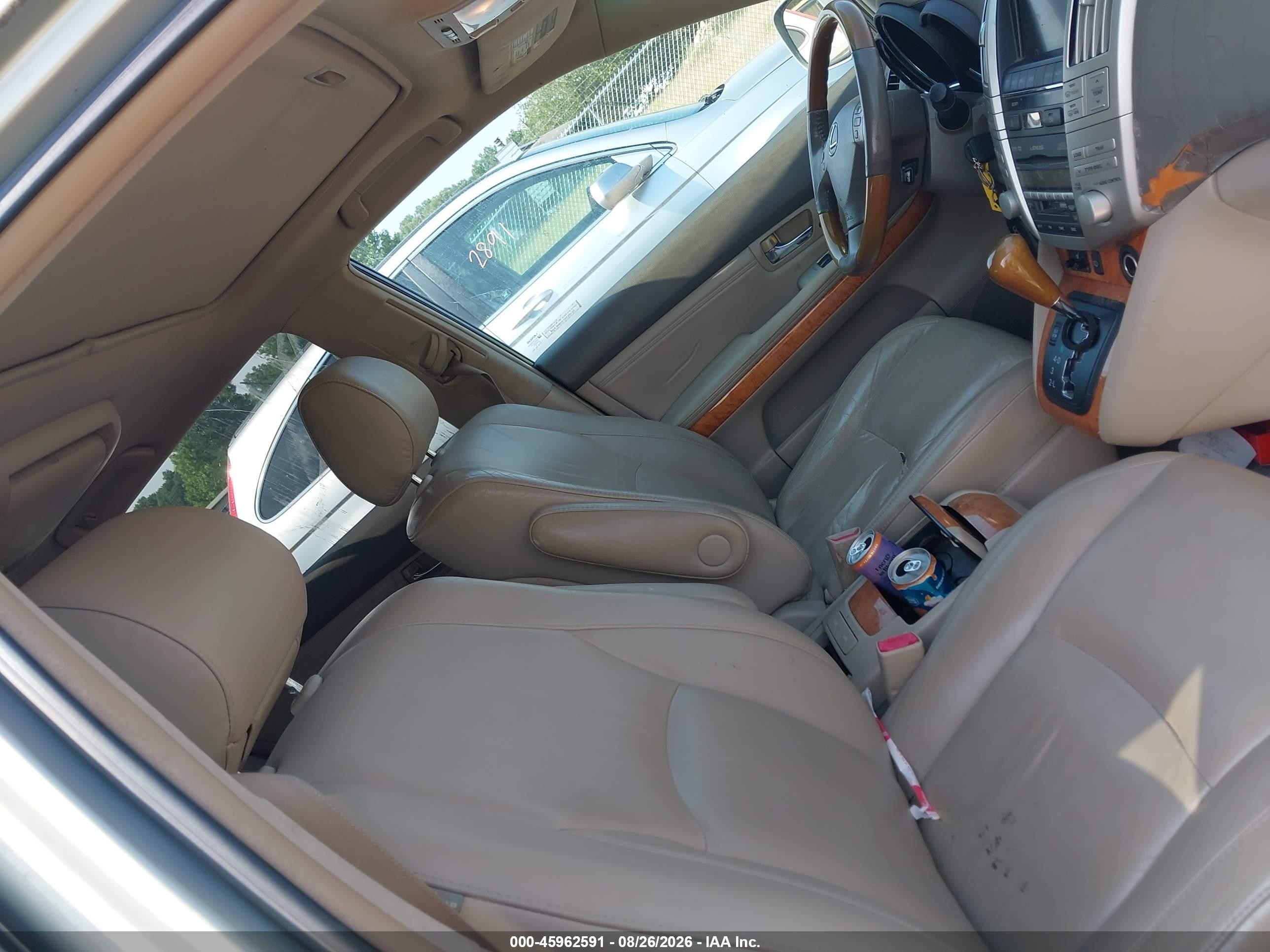 2007 Lexus Rx 350   Silver vin: 2T2HK31U77C037249