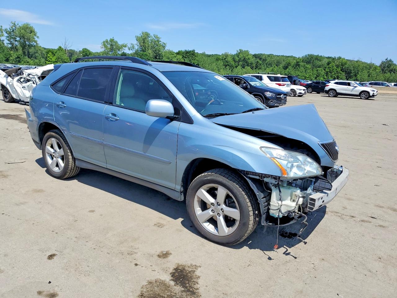2007 Lexus Rx 350 Blue vin: 2T2HK31U77C038370