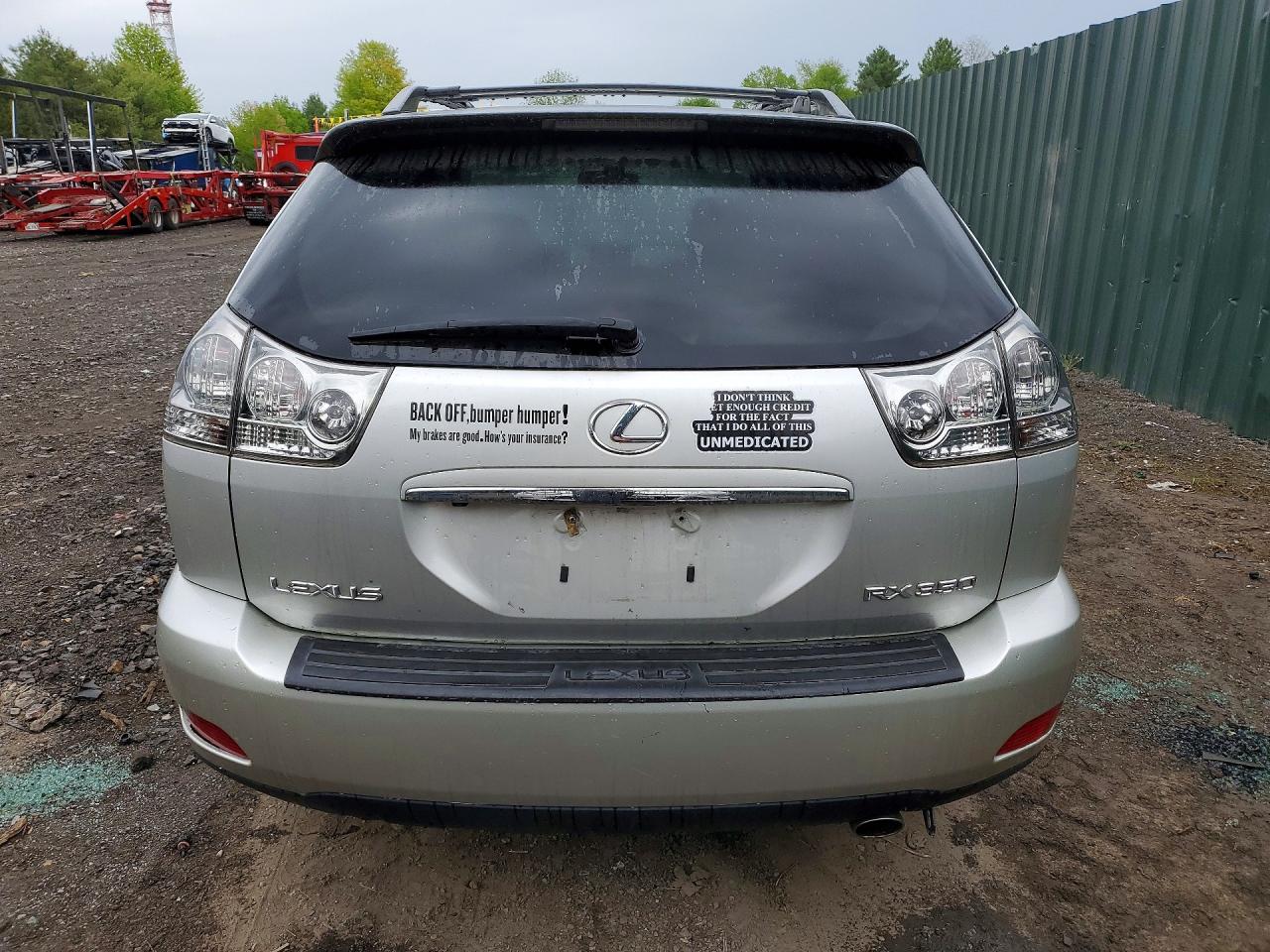 2007 Lexus Rx 350 Silver vin: 2T2HK31U77C039664